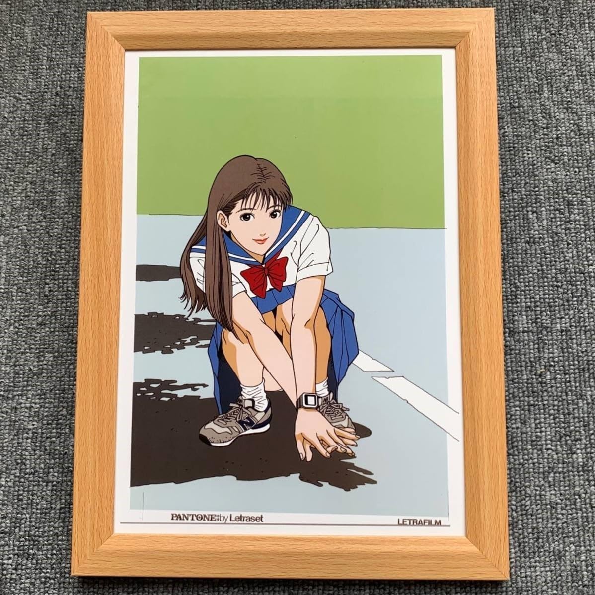 Amazon.co.jp: □江口寿史『ラッキーストライク N』B5サイズ 額入り