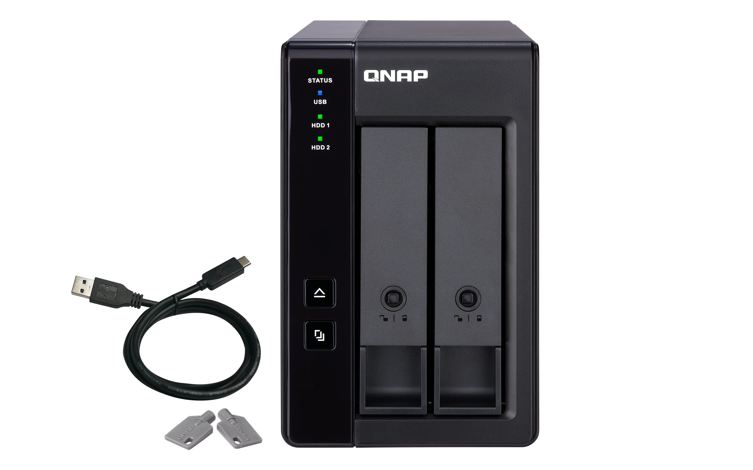 Amazon.com: QNAP TR-002-A-US 2 Bay USB Type-C Direct Attached