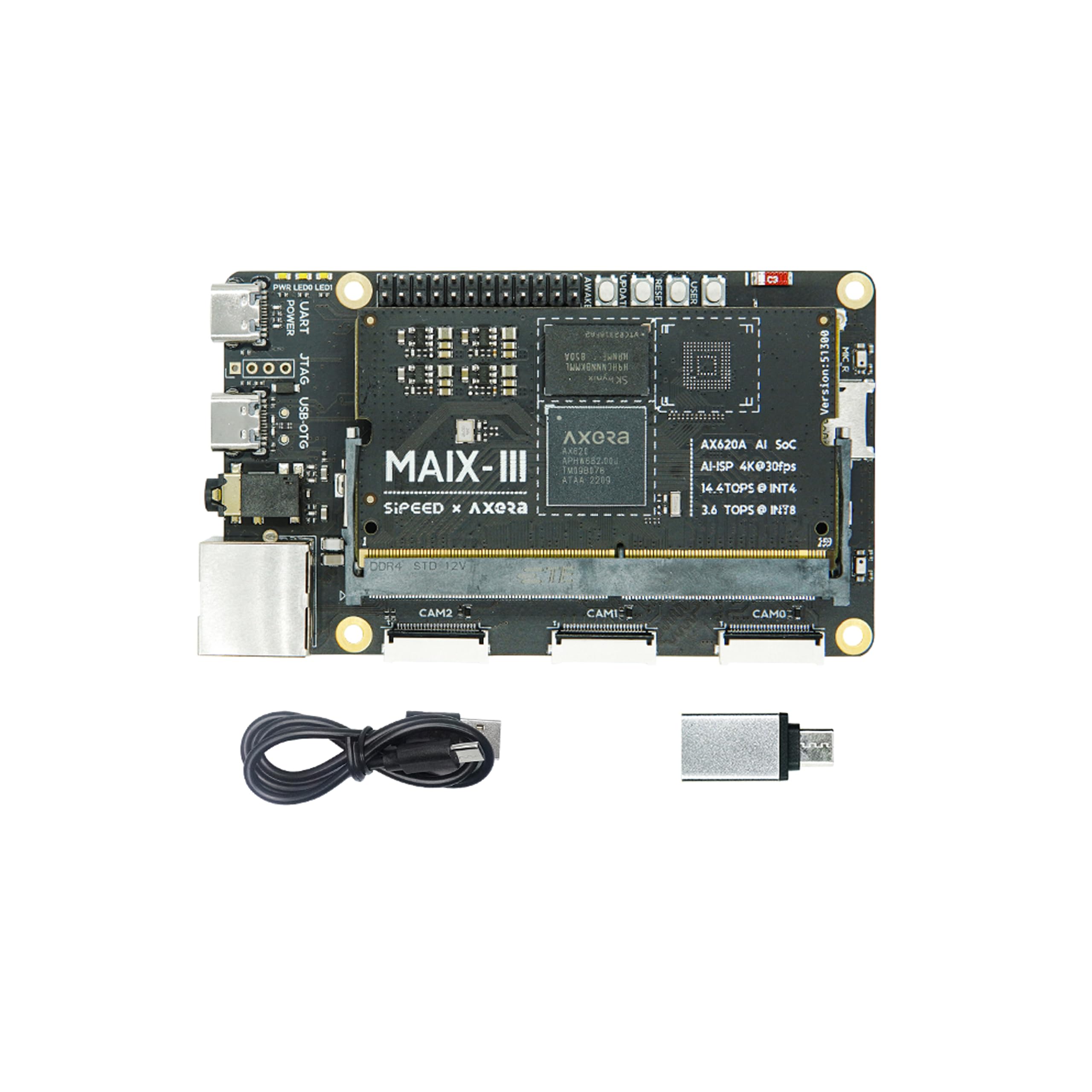 Amazon.com: Sipeed M3AXPI LPDDR4X 2GB AI Linux Single Board