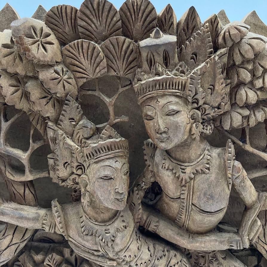 バリ島 インドネシア 木彫 置物 3点まとめて N 9011A バリ島