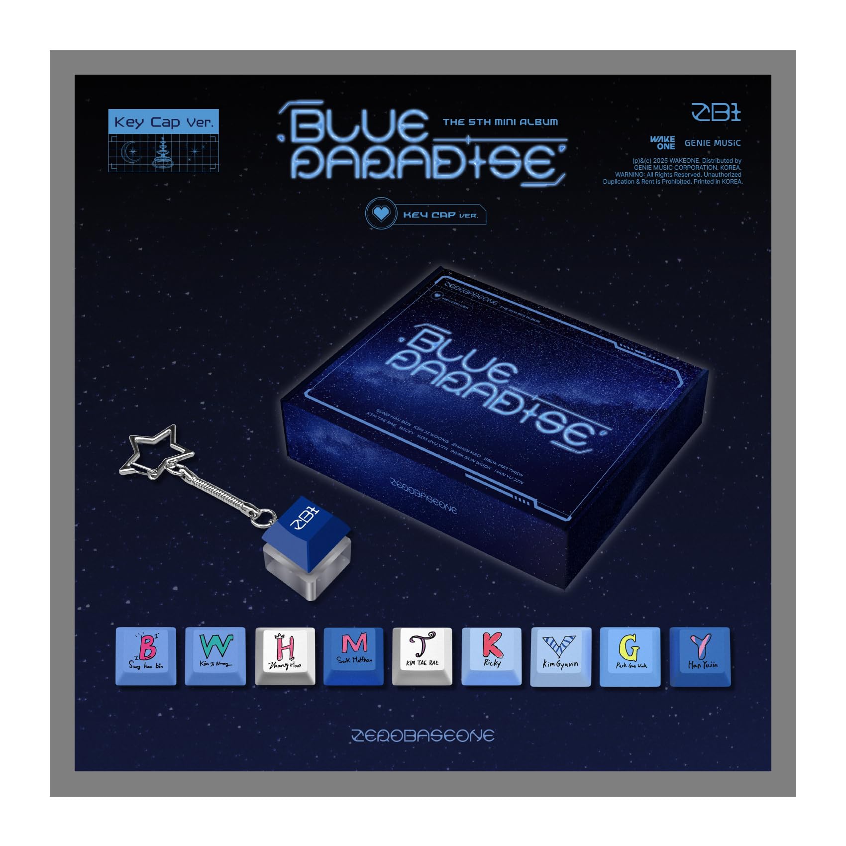 Amazon.com: ZEROBASEONE BLUE PARADISE 5th Mini Album with Tracking