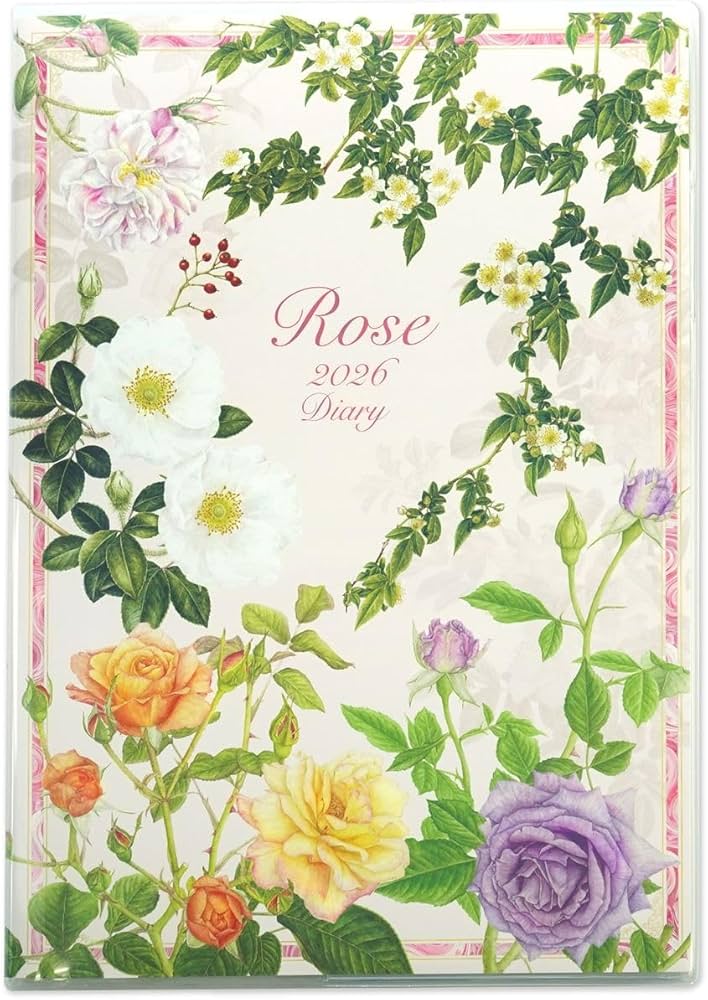 Amazon | フロンティア 手帳 2026年 A5 マンスリー クラシックローズ