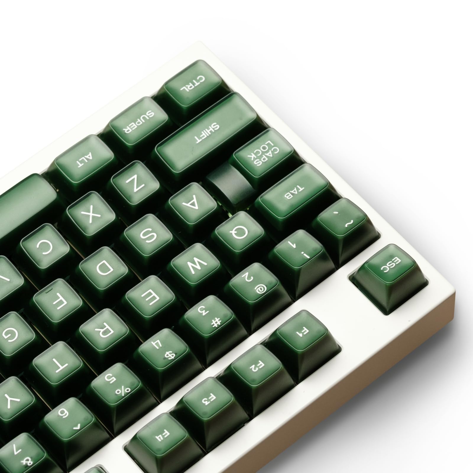 Amazon.com: ULTRAEQUIP Emerald Jade Keycaps 142 Keys Double Shot