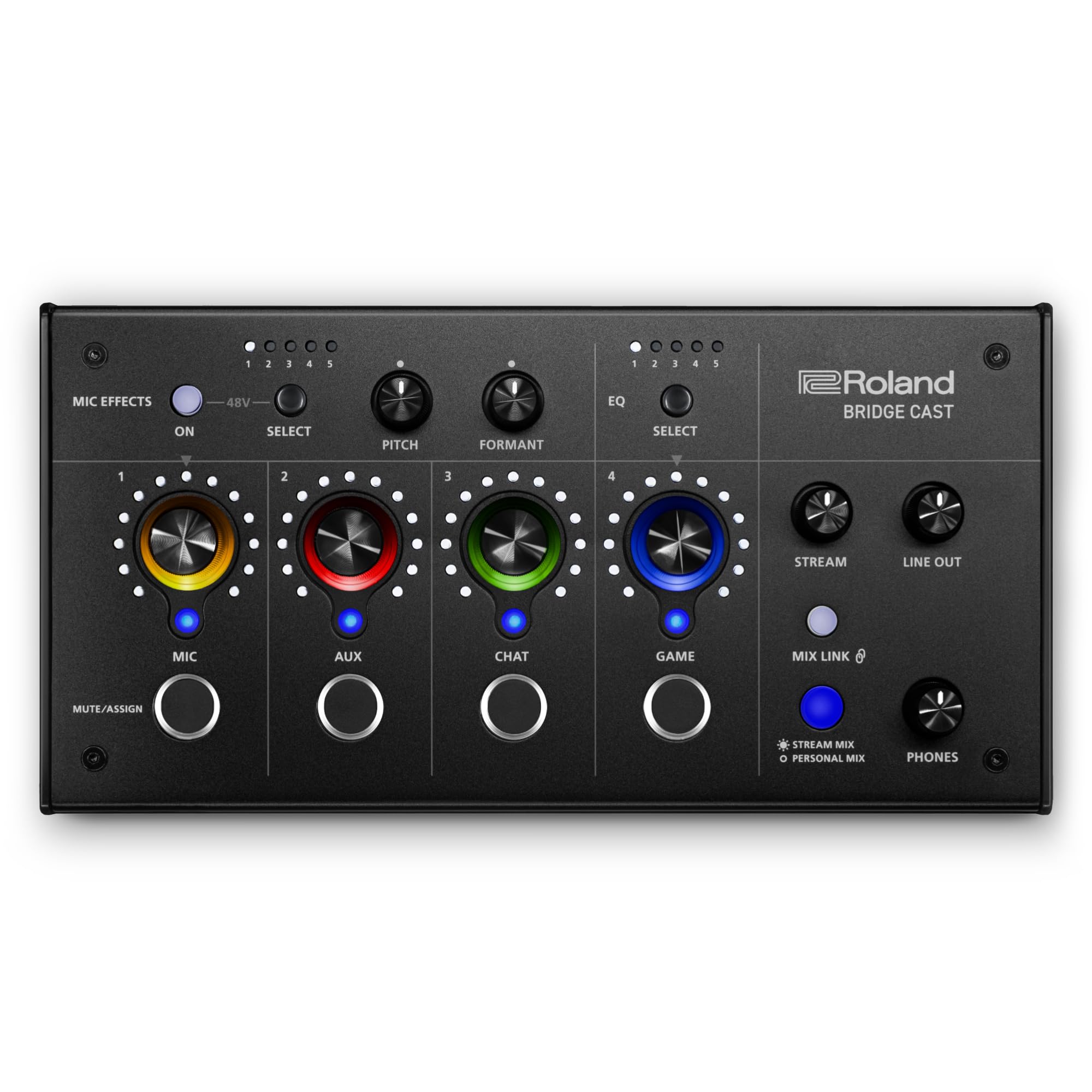 Amazon.com: Roland BRIDGE CAST Dual Bus Gaming Mixer in Black
