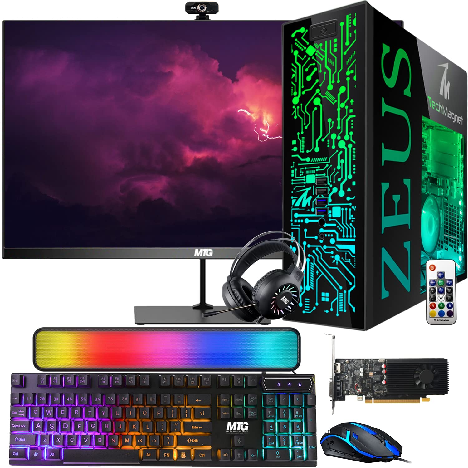 Amazon.com: TechMagnet Gaming Desktop PC, Intel i7 6th Gen, Zeus