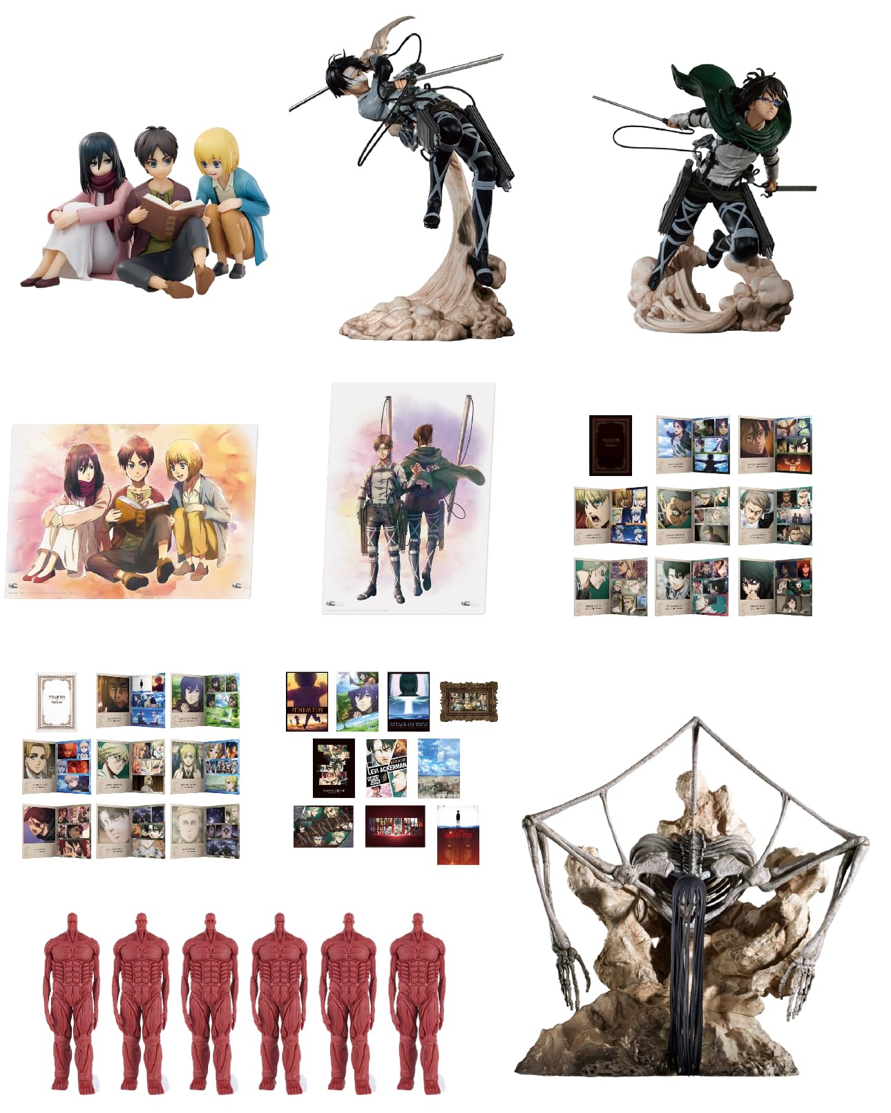 一番くじ 進撃の巨人 1ロット 未開封くじ 販促物付き 一番くじ 進撃の