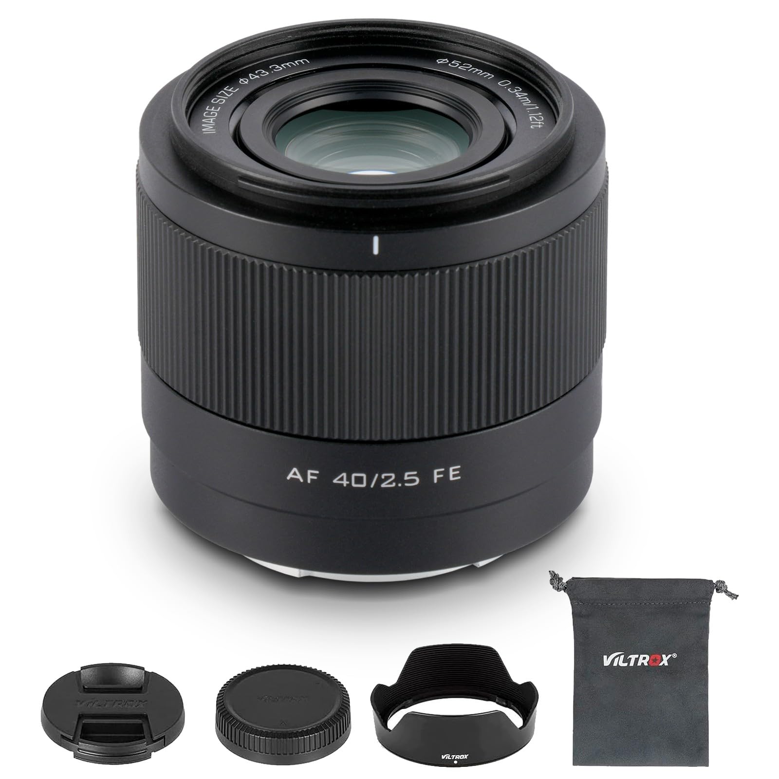 Amazon.co.jp: VILTROX 40mm F2.5 FEマウント フルフレーム オート
