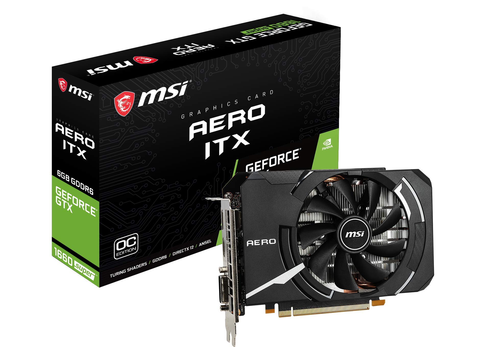 Amazon | MSI GeForce GTX 1660 SUPER AERO ITX OC グラフィックス