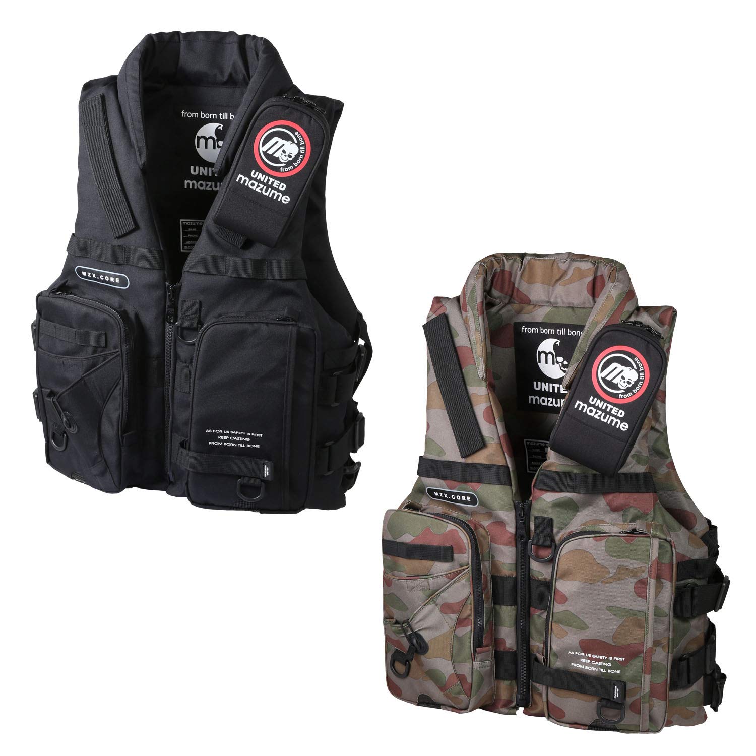 BUMSバムスFR² ライフジャケット ブラック/カモフラージュ FR² ライフ