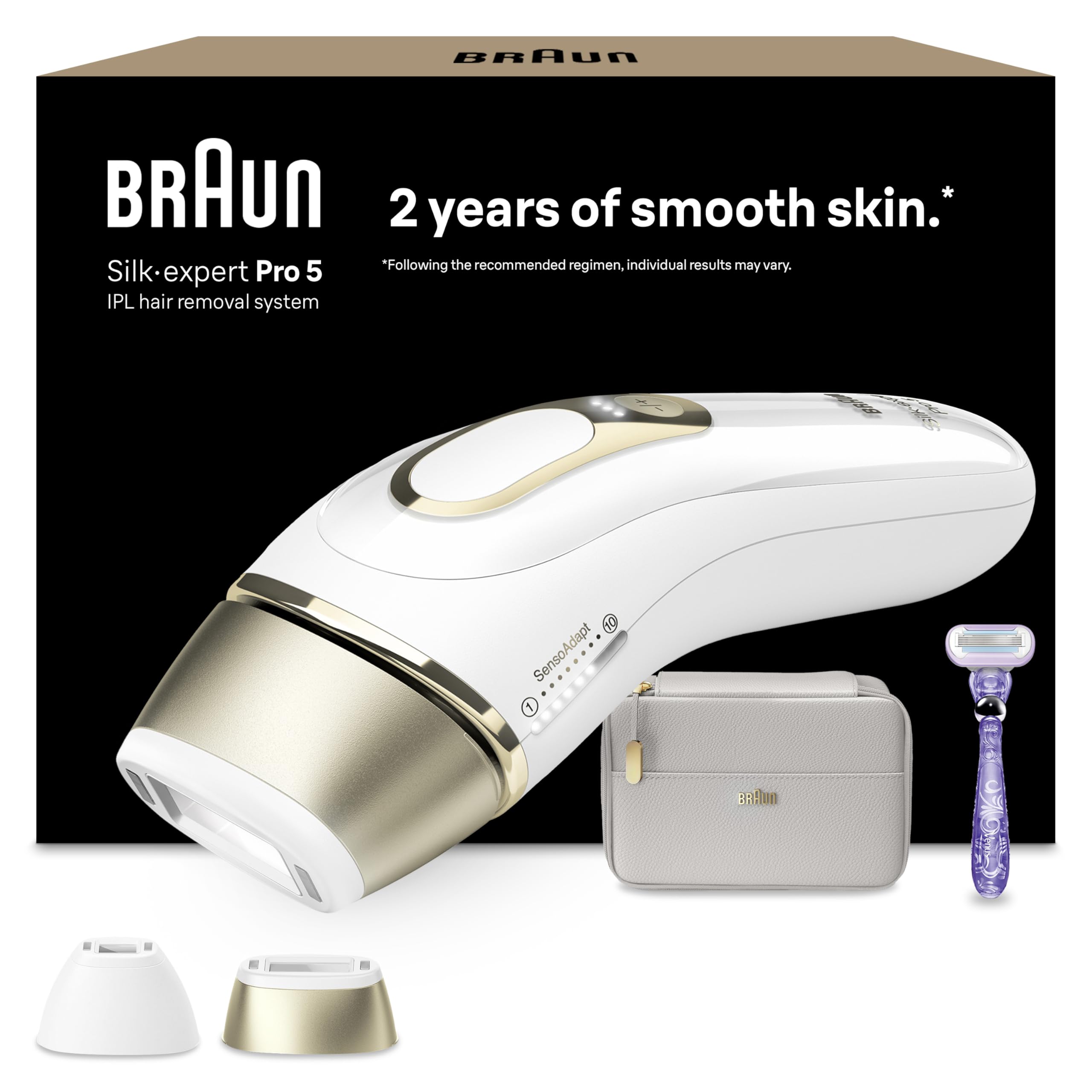 Braun Silk-expert Pro 5 Depiladora laser mulher/homem luz de