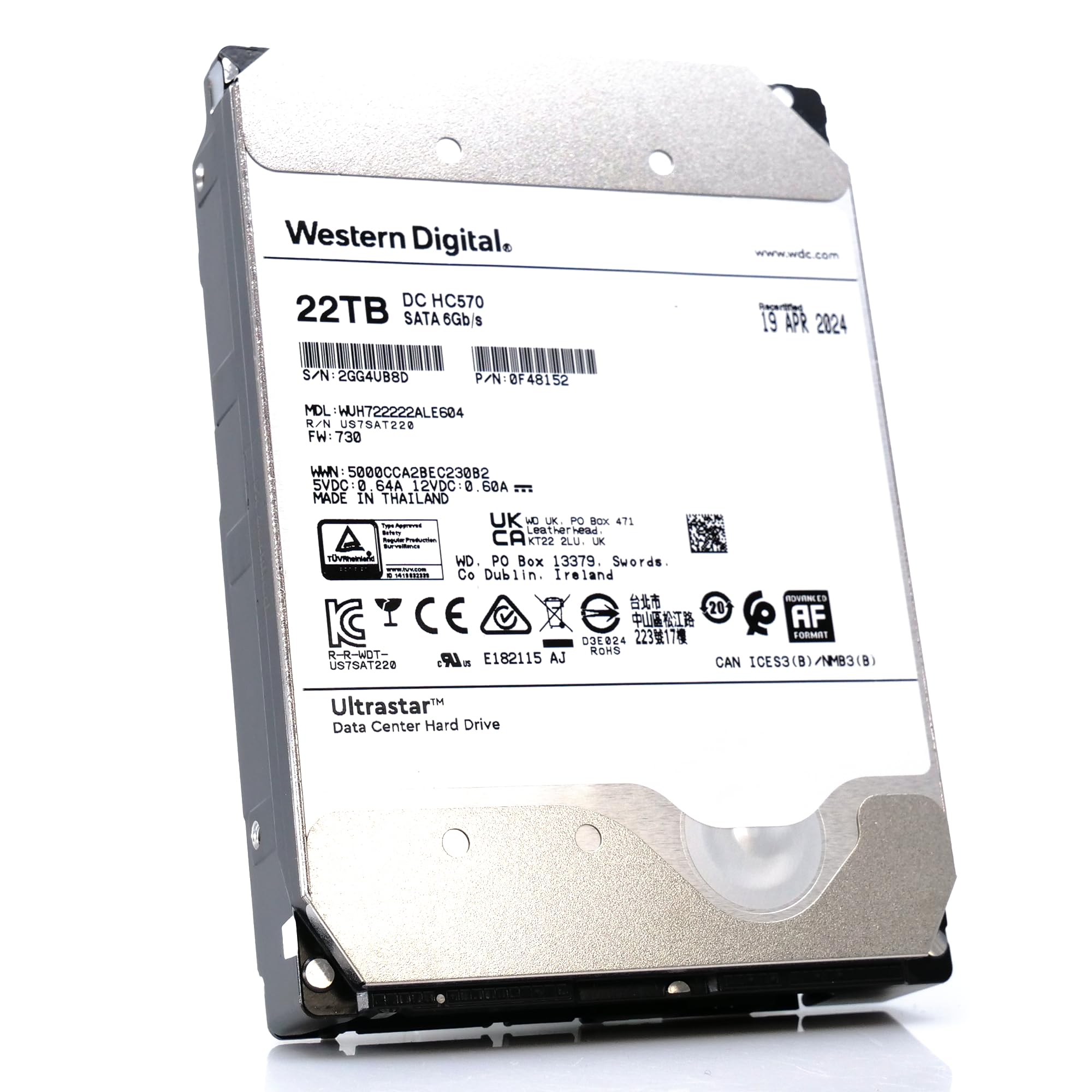 Amazon.com: Western Digital HGST Ultrastar HC570 WUH722222ALE604