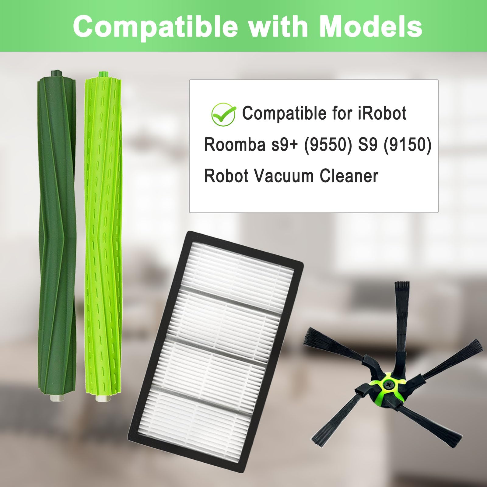 Amazon.com: 9 Pack Roomba s9 Replacement Parts Compatible for