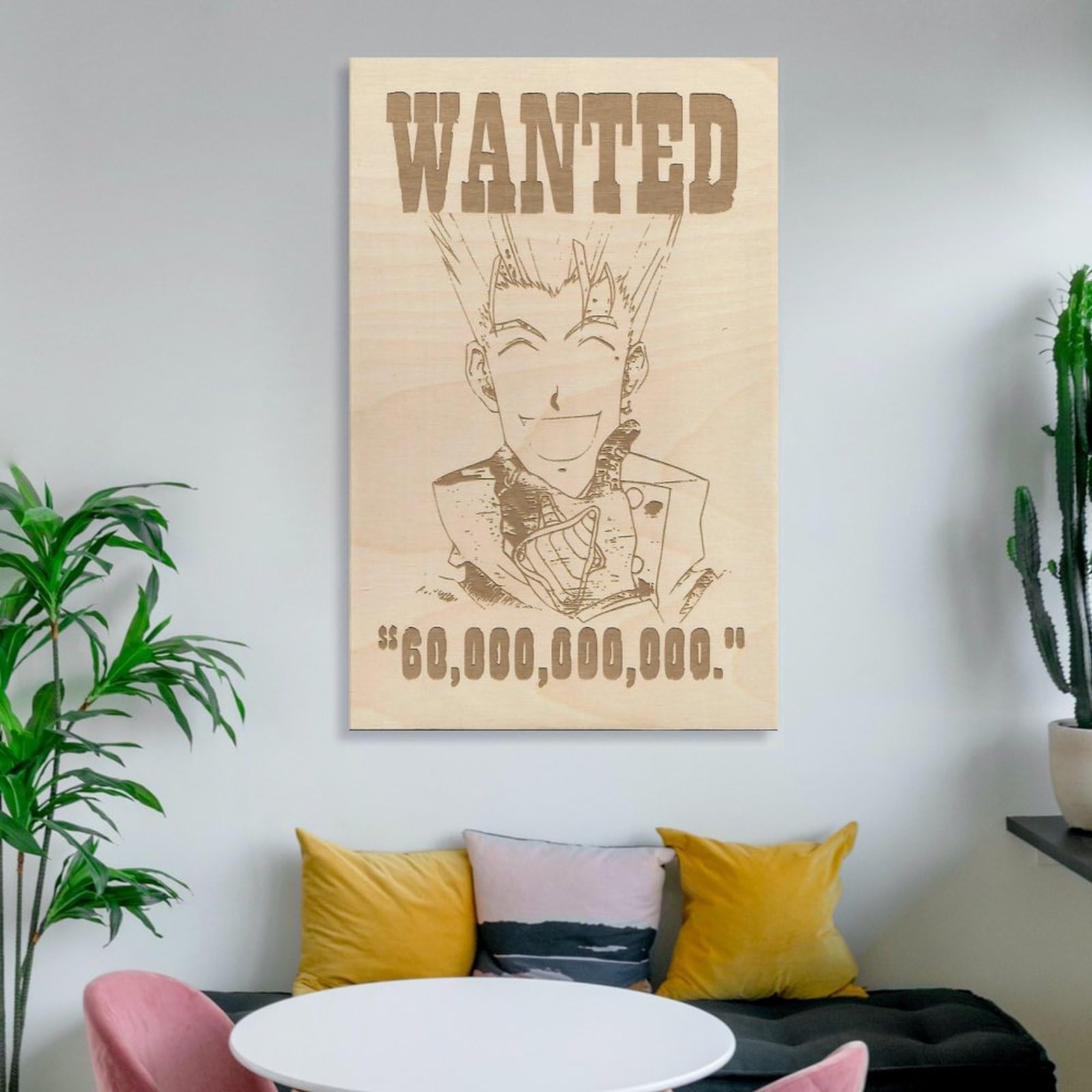 Amazon.com: SRAML Trigun Wanted Poster Vash The Stampede Wall Art