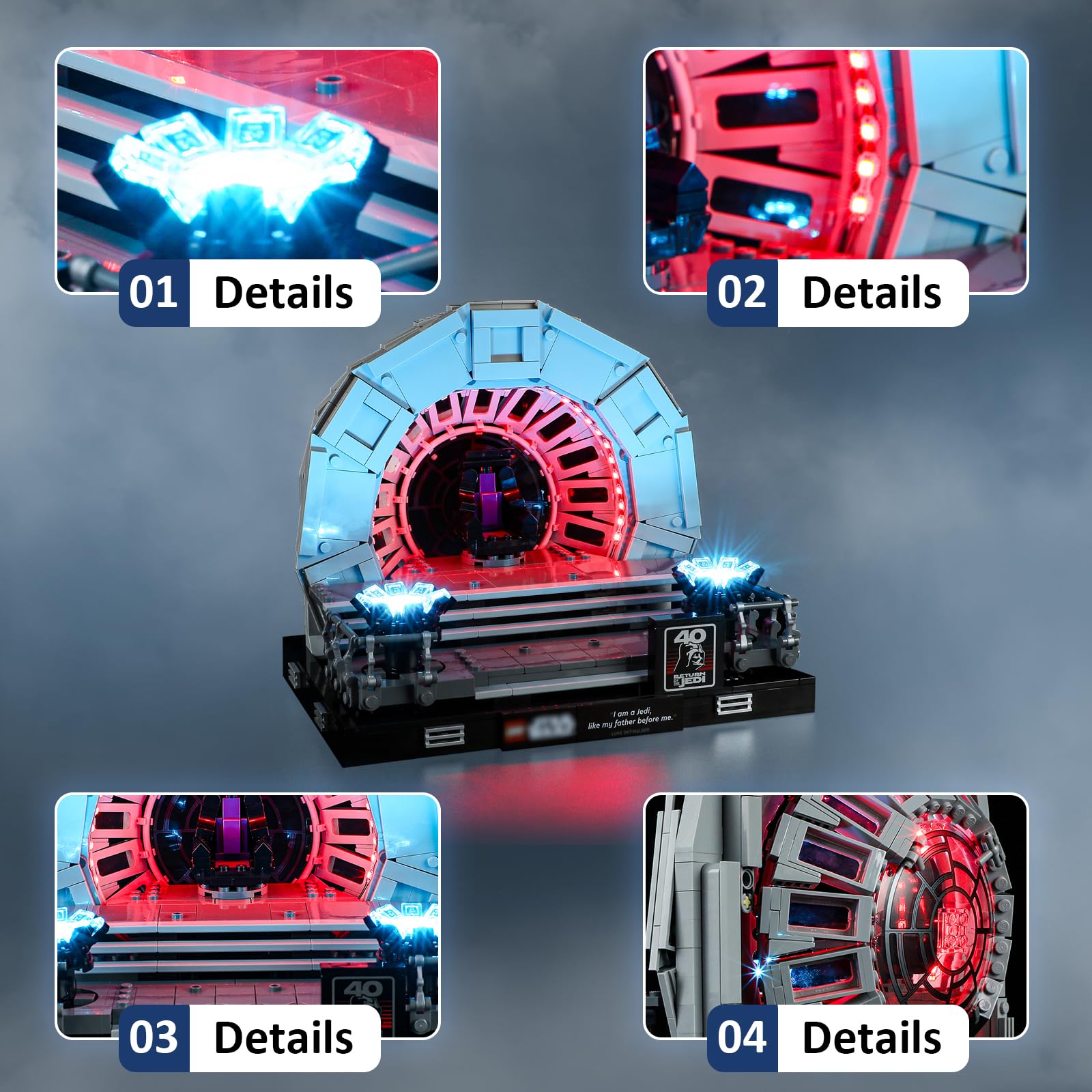 Amazon.co.jp: Mililier LEDライトキット レゴ 75352 スターウォーズ