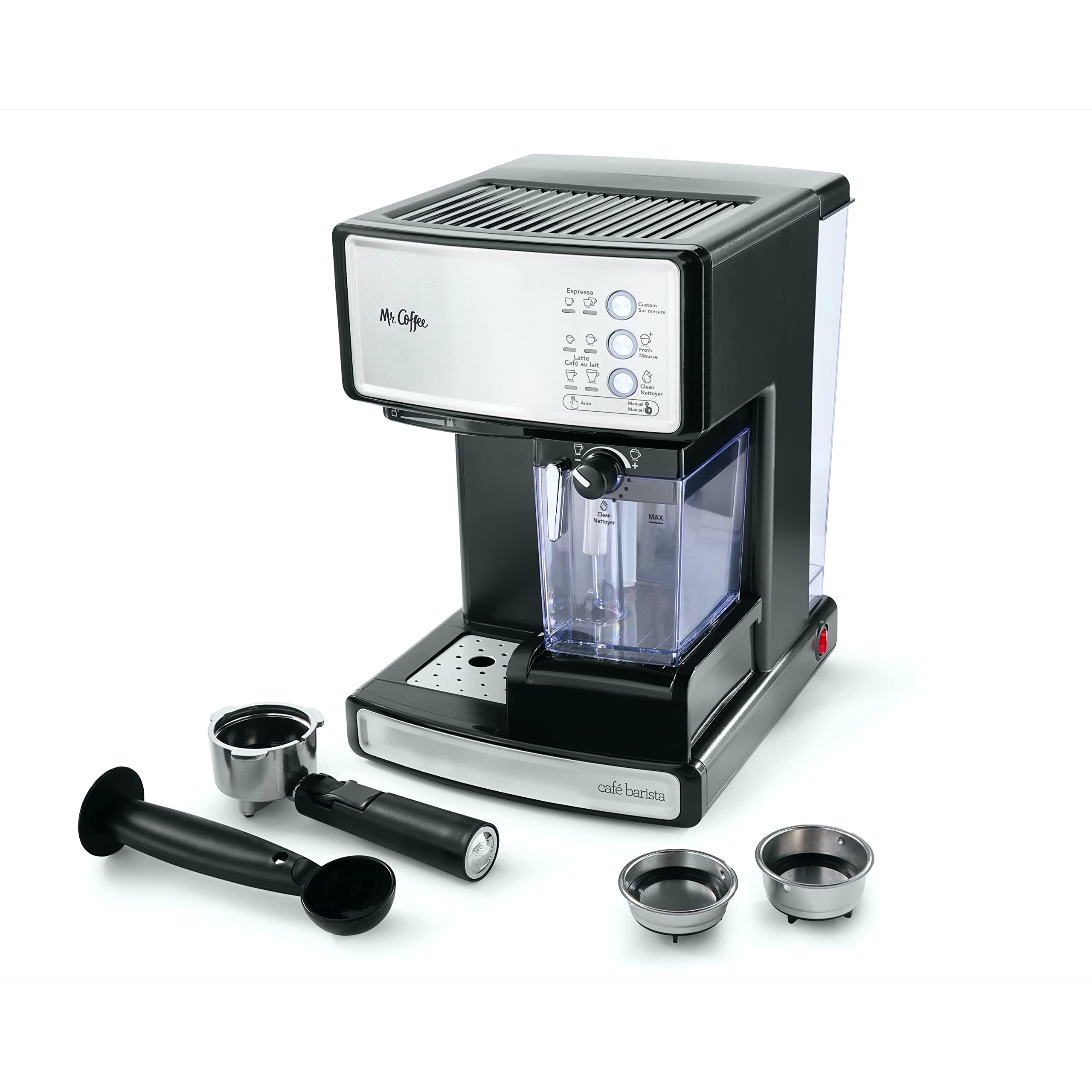 Mr. Coffee Café Barista 3-in-1 Latte, Espresso, and Cappuccino