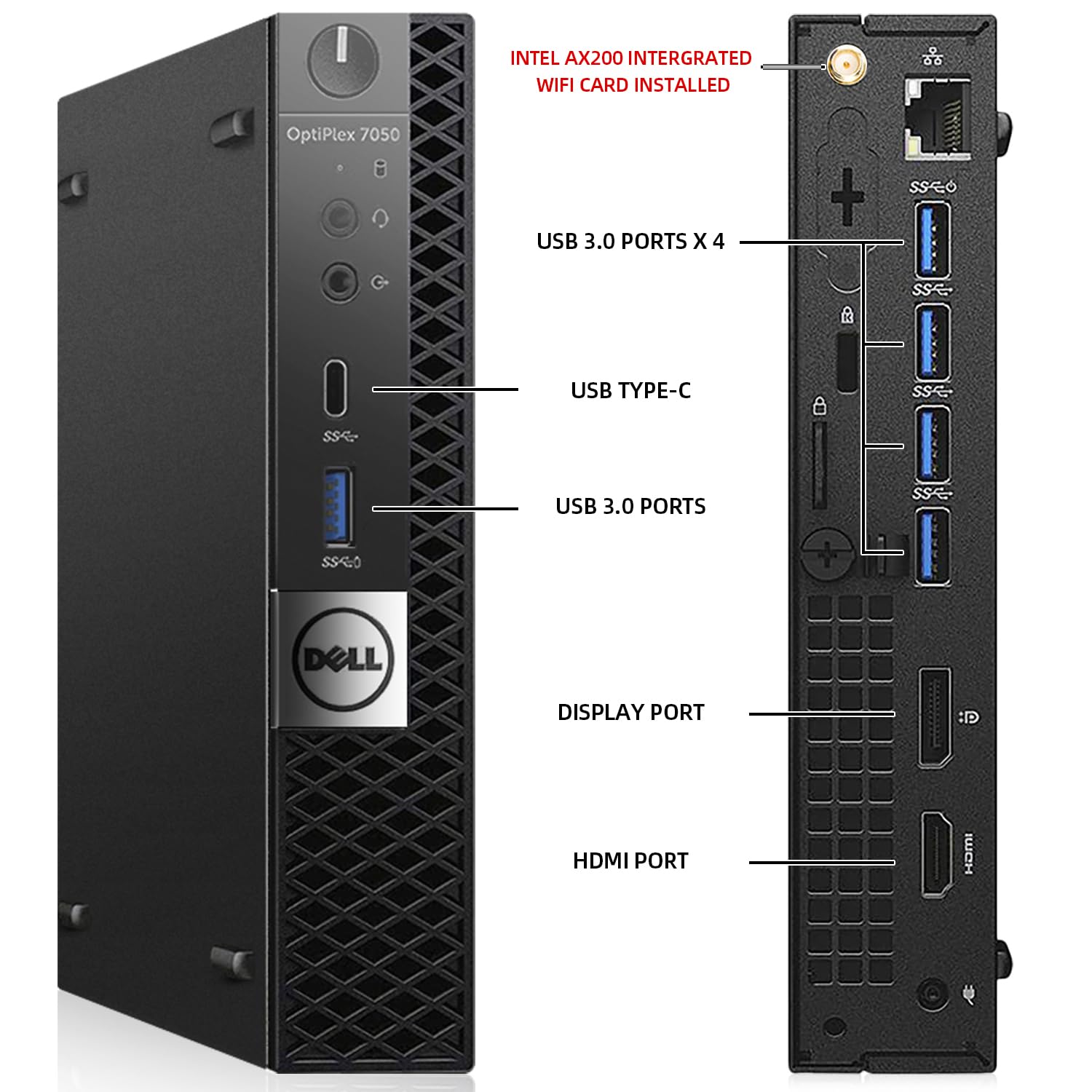 Amazon.com: Dell Mini PC OptiPlex 7050 Mini Computers Micro PC
