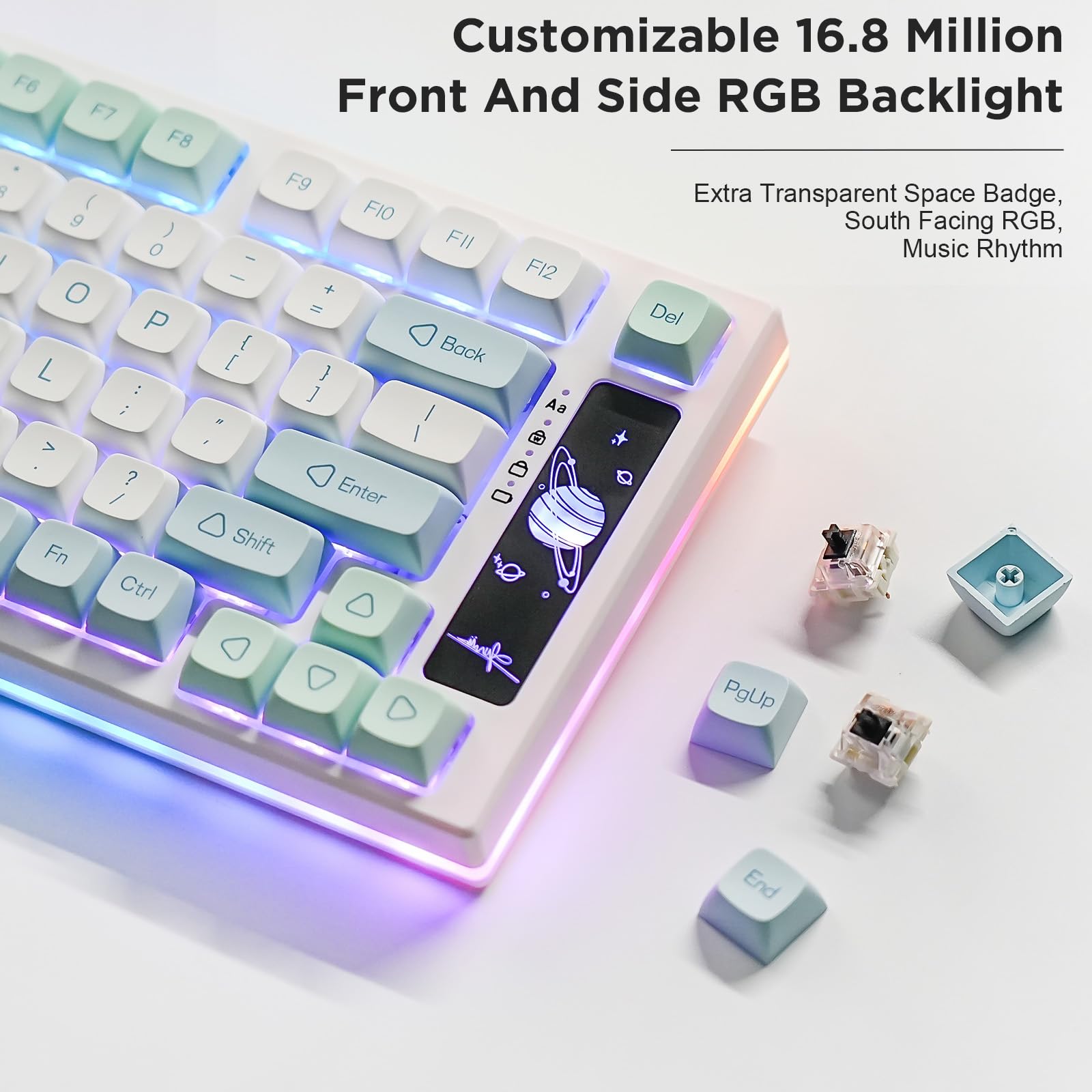 Amazon | YUNZII YZ75 75% ホットスワップ対応ワイヤレスゲーミング