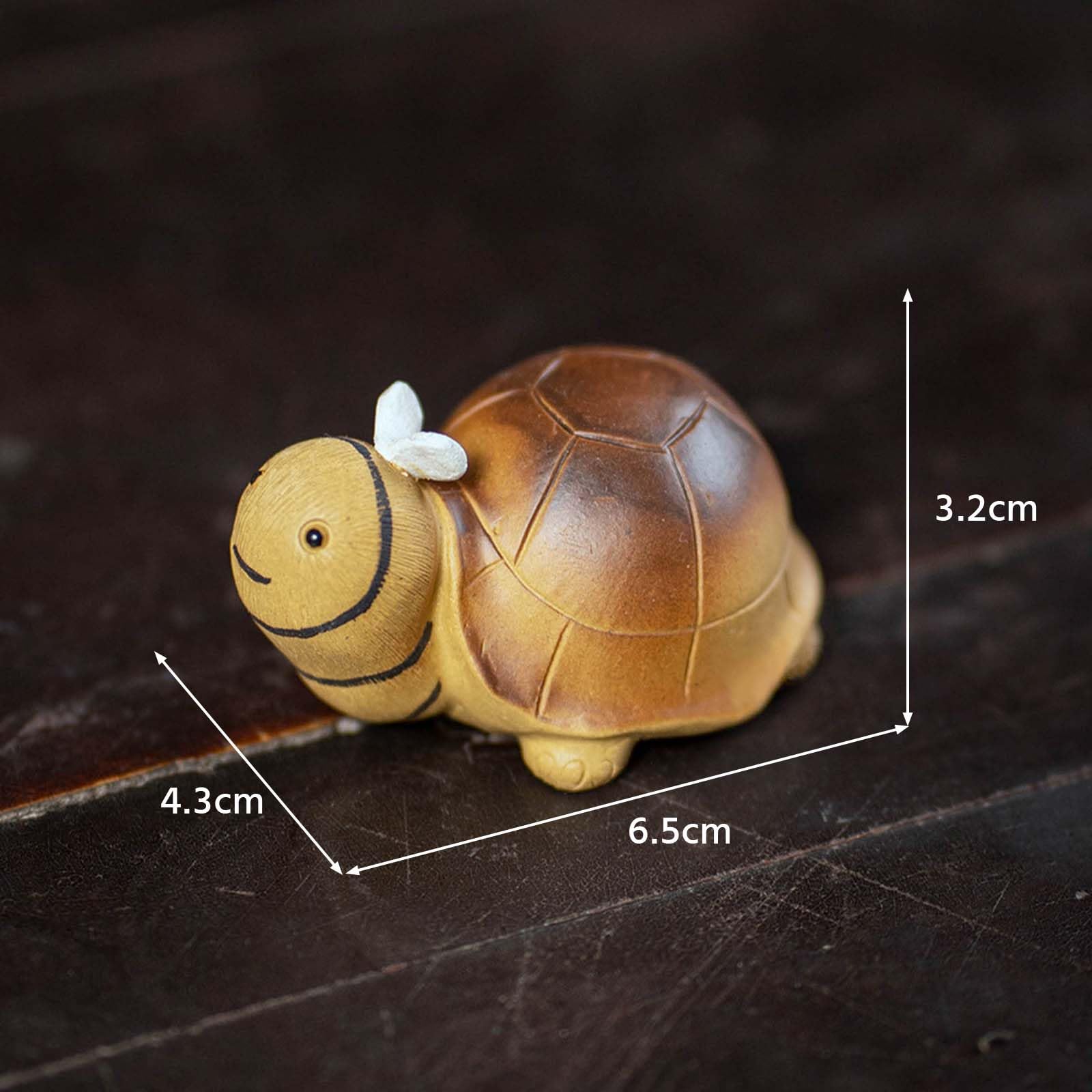 Amazon.co.jp: かわいい 亀の置物 インテリア雑貨 亀 置物 亀と蜂