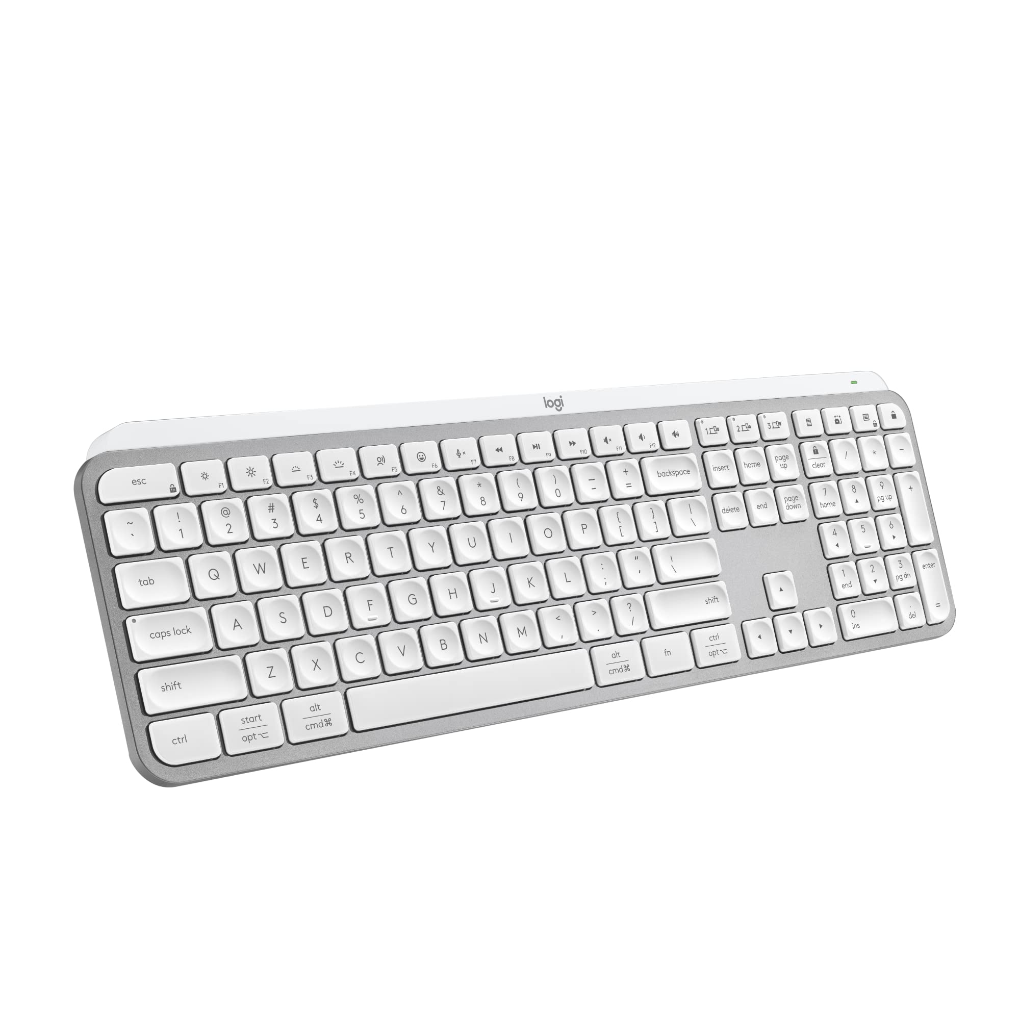 Amazon.com: Logitech MX Keys S Wireless Keyboard, Pale Grey