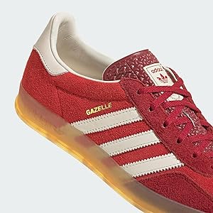 Amazon | [アディダス] ガゼル インドア W GAZELLE INDOOR レッド