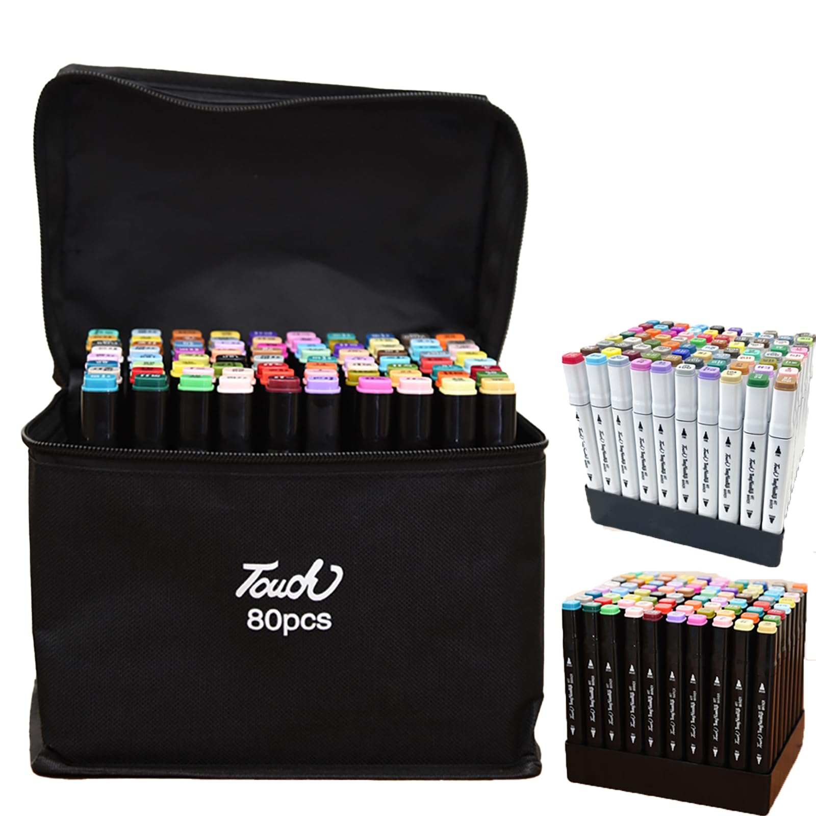 Amazon | マーカーペン セット カラーペンセット イラストマーカー 80