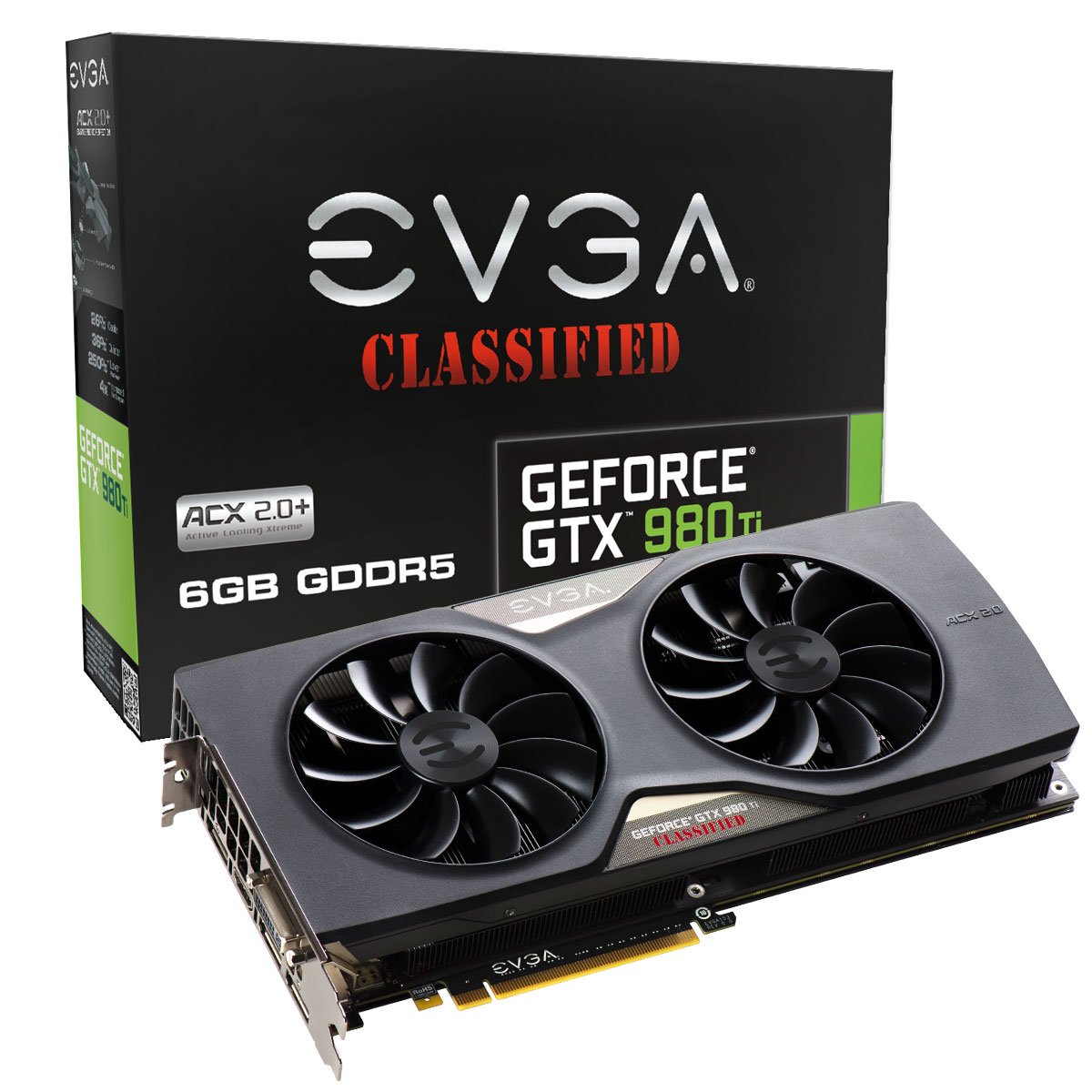 Amazon.com: EVGA GeForce GTX 980 Ti 6GB CLASSIFIED GAMING ACX 2.0+