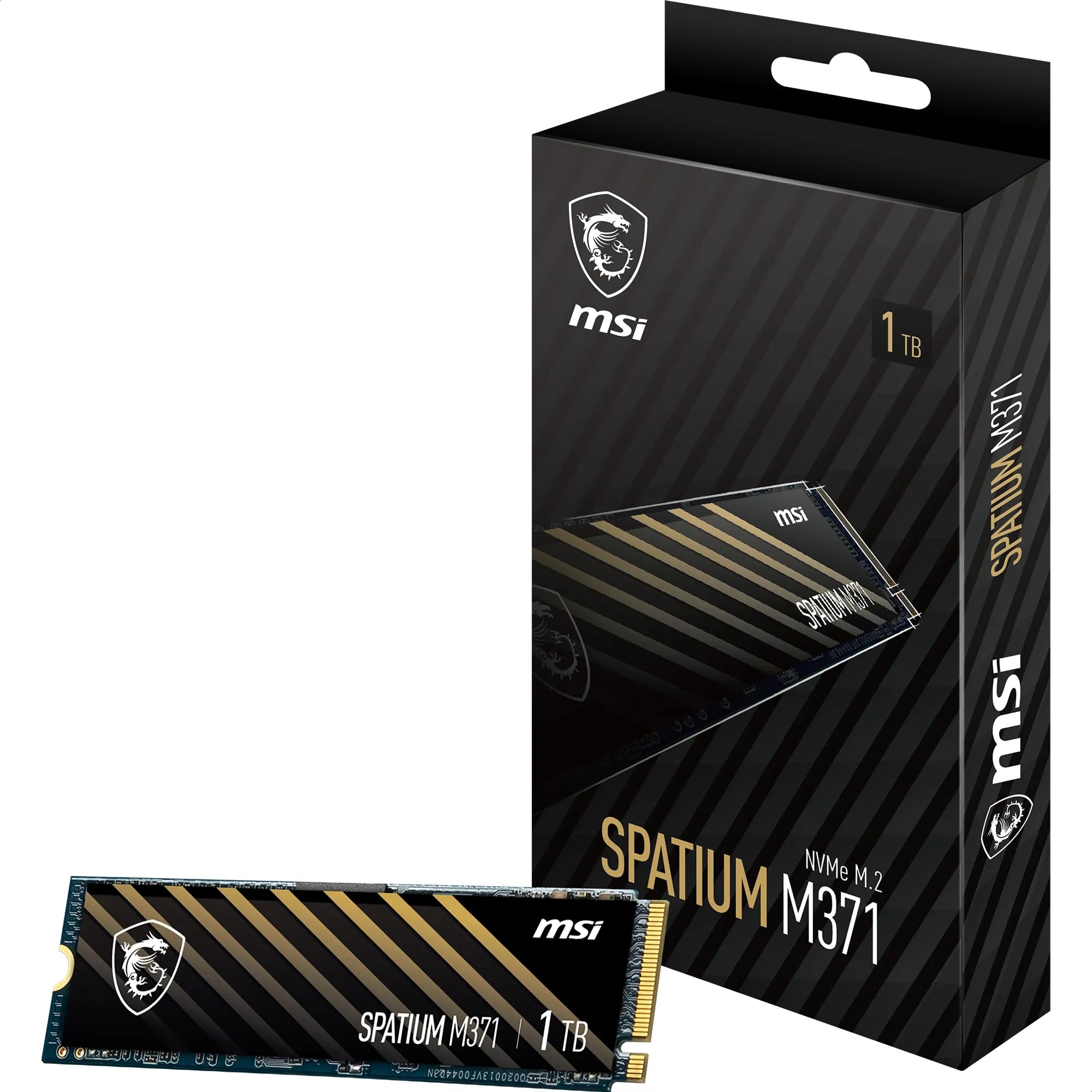Amazon.com: MSI SPATIUM M371 NVMe M.2 1TB - PCIe 3x4 NVMe M.2