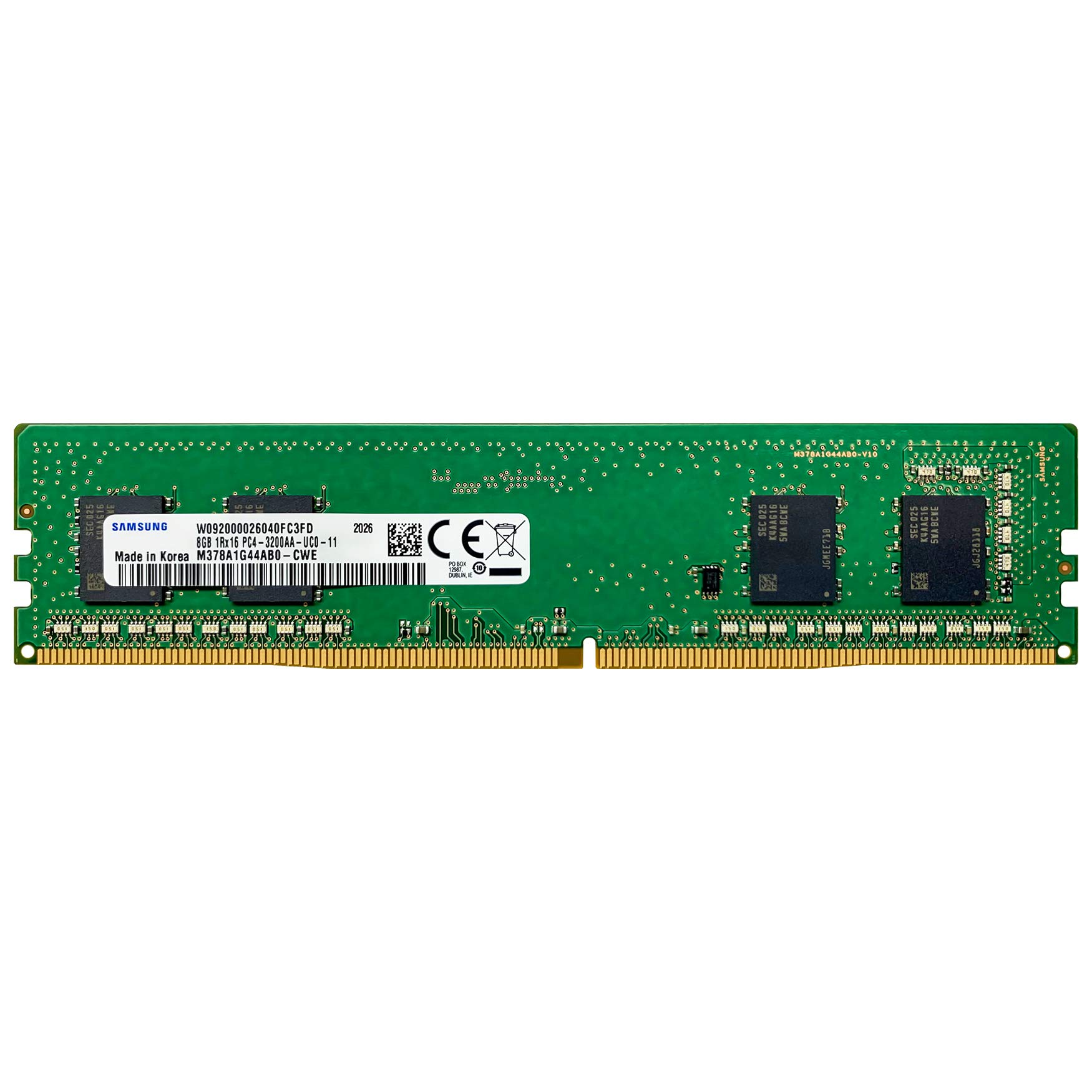 8GB DDR4 3200MHz DIMM PC4-25600 CL22 1Rx16 1.2V 288-Pin UDIMM
