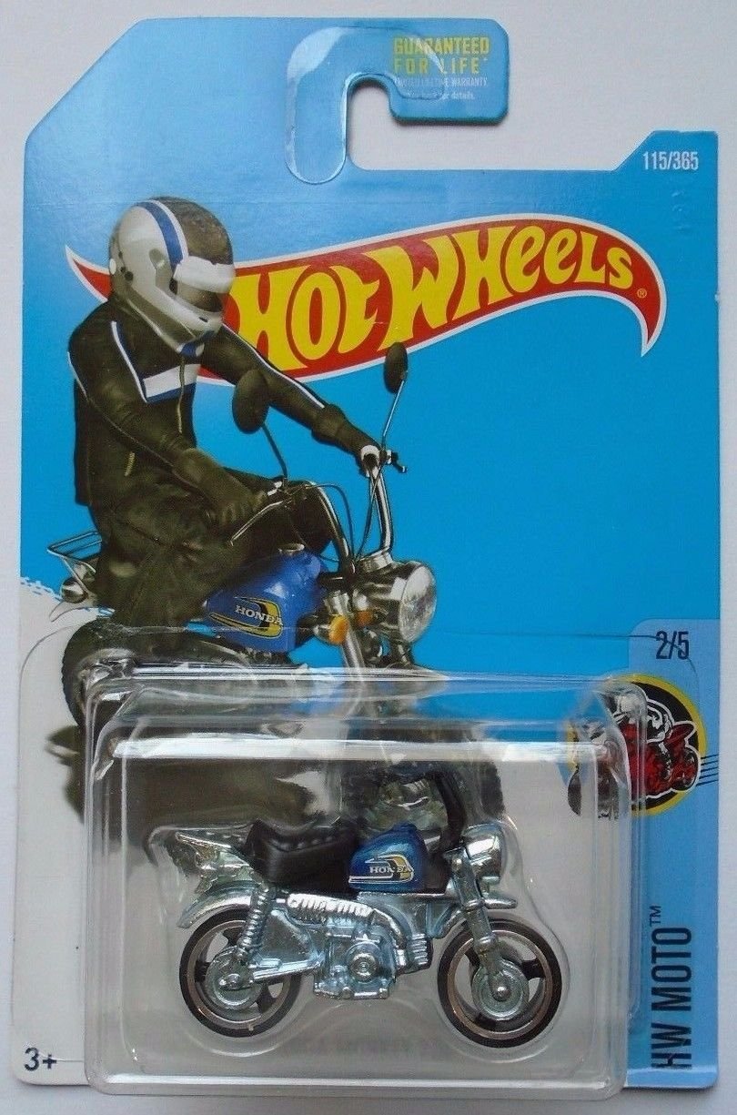 Amazon.com: Hot Wheels 2017 HW Moto Honda Monkey Z50 (Mini Bike