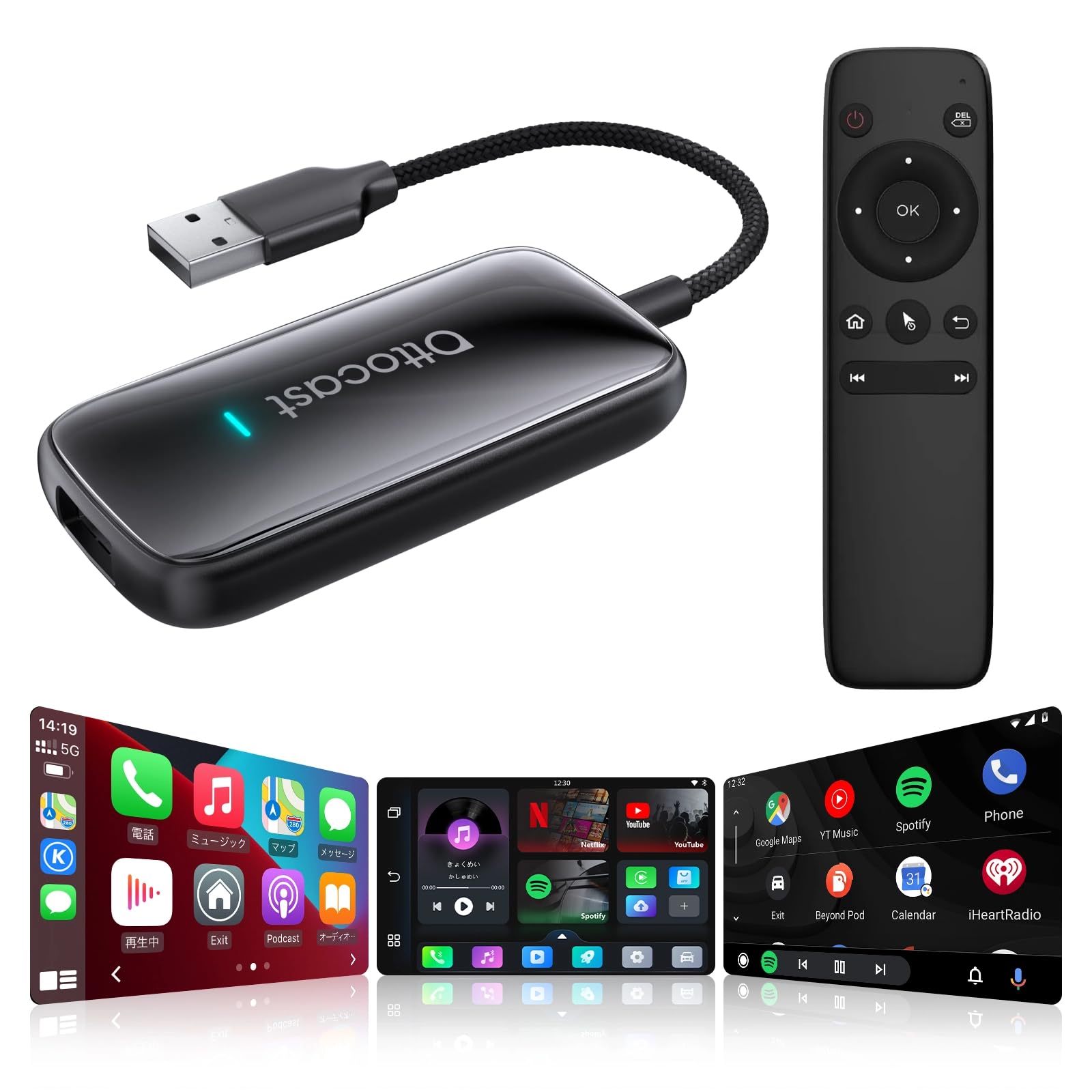 Amazon.co.jp: 【公式】オットキャスト Ottocast Play2Video Ultra +