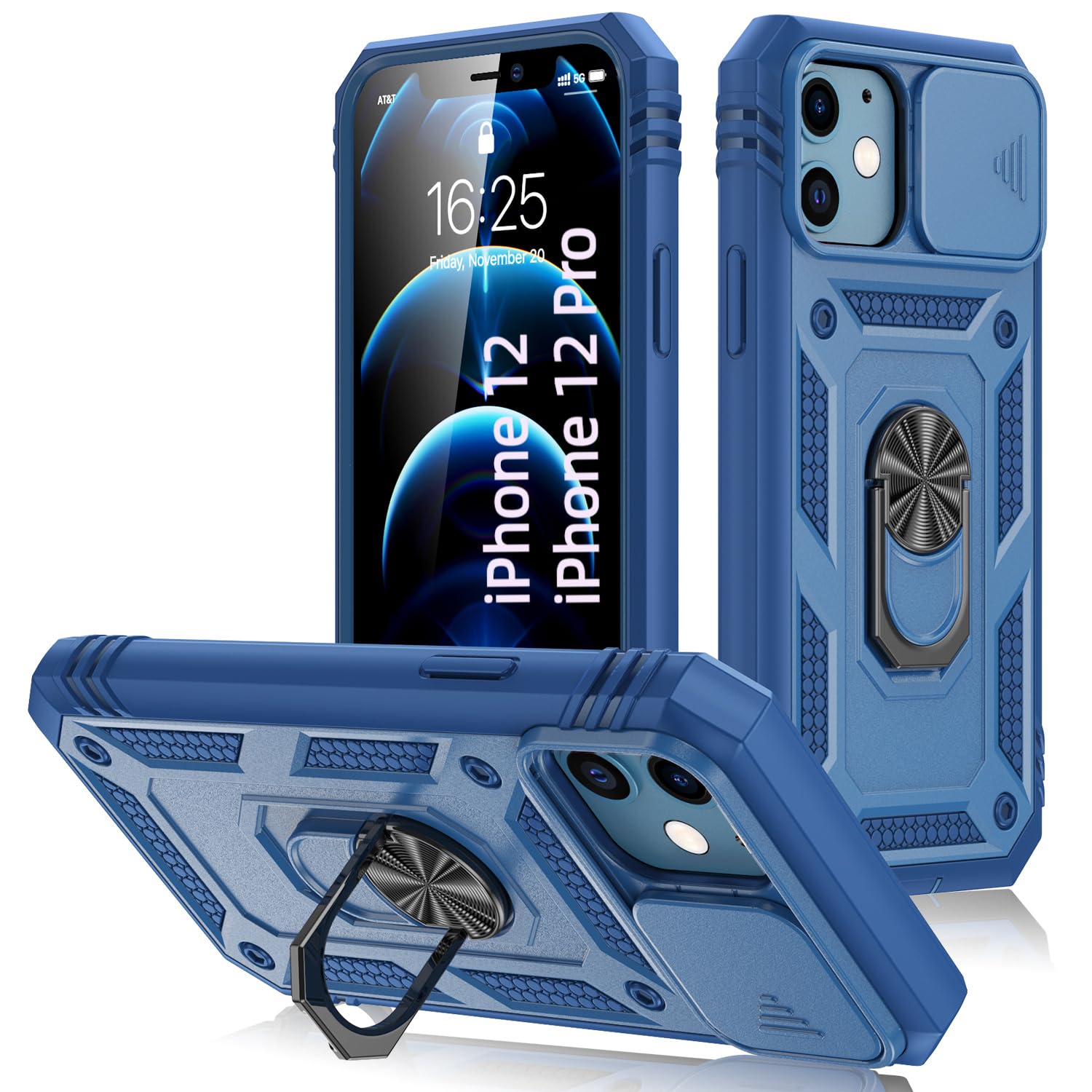 Amazon.com: Korecase Protection Case for iPhone 12 & 12 Pro Ring
