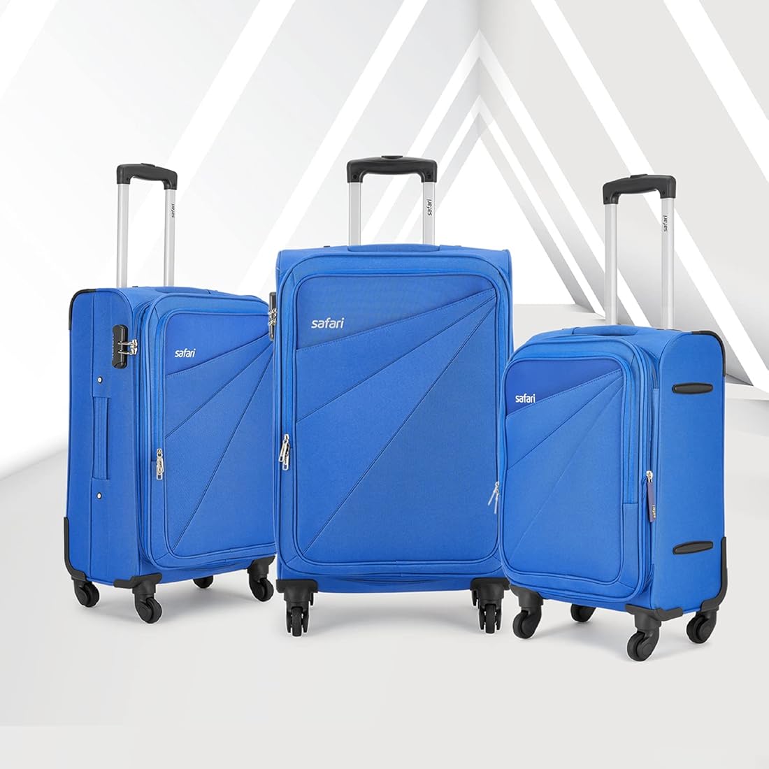 Safari MIMIK 4W 55/65/75 Set Blue : Amazon.in: Fashion