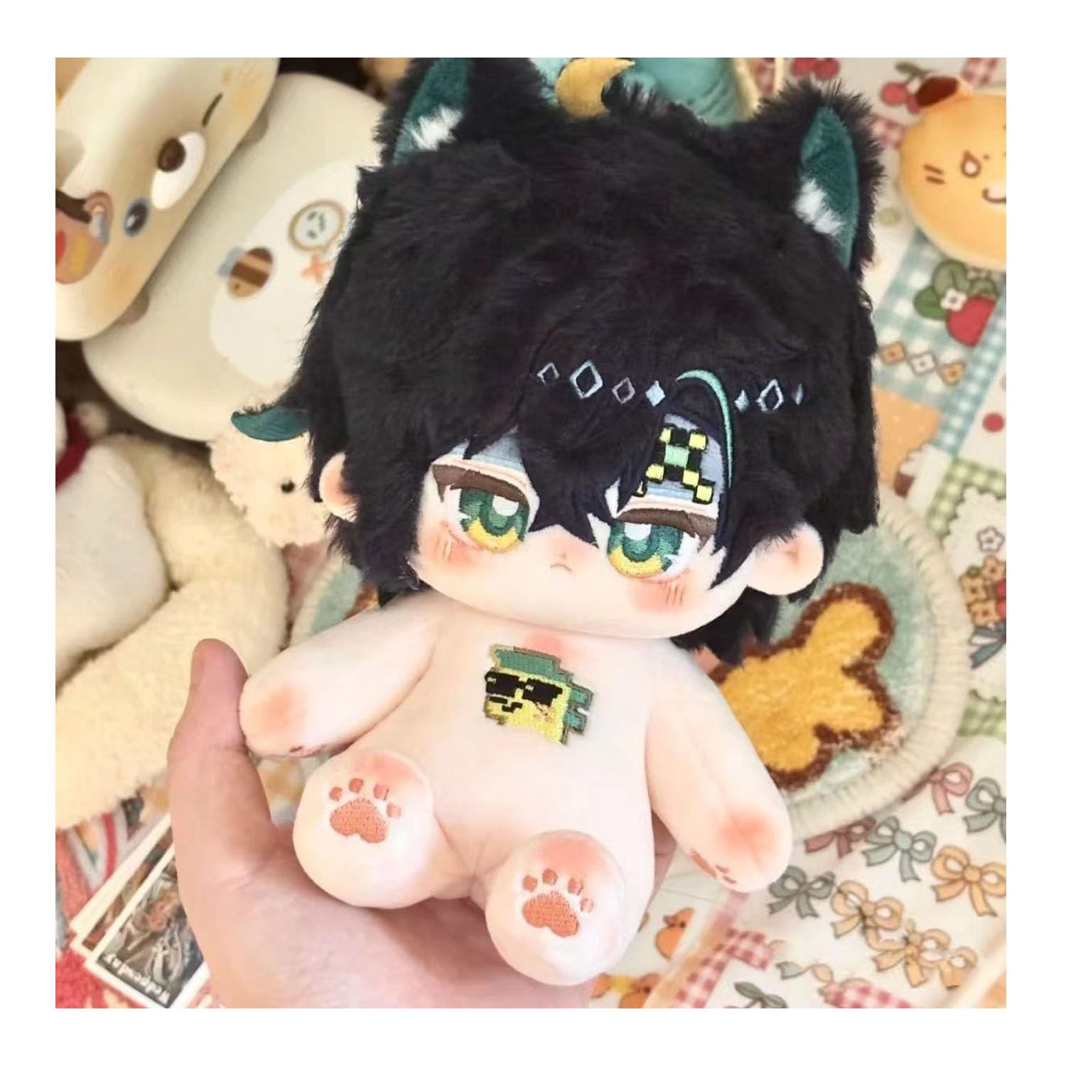 Amazon.co.jp: 原神 げんしん 周辺 キィニチ 着せ替え人形 ぬいぐるみ