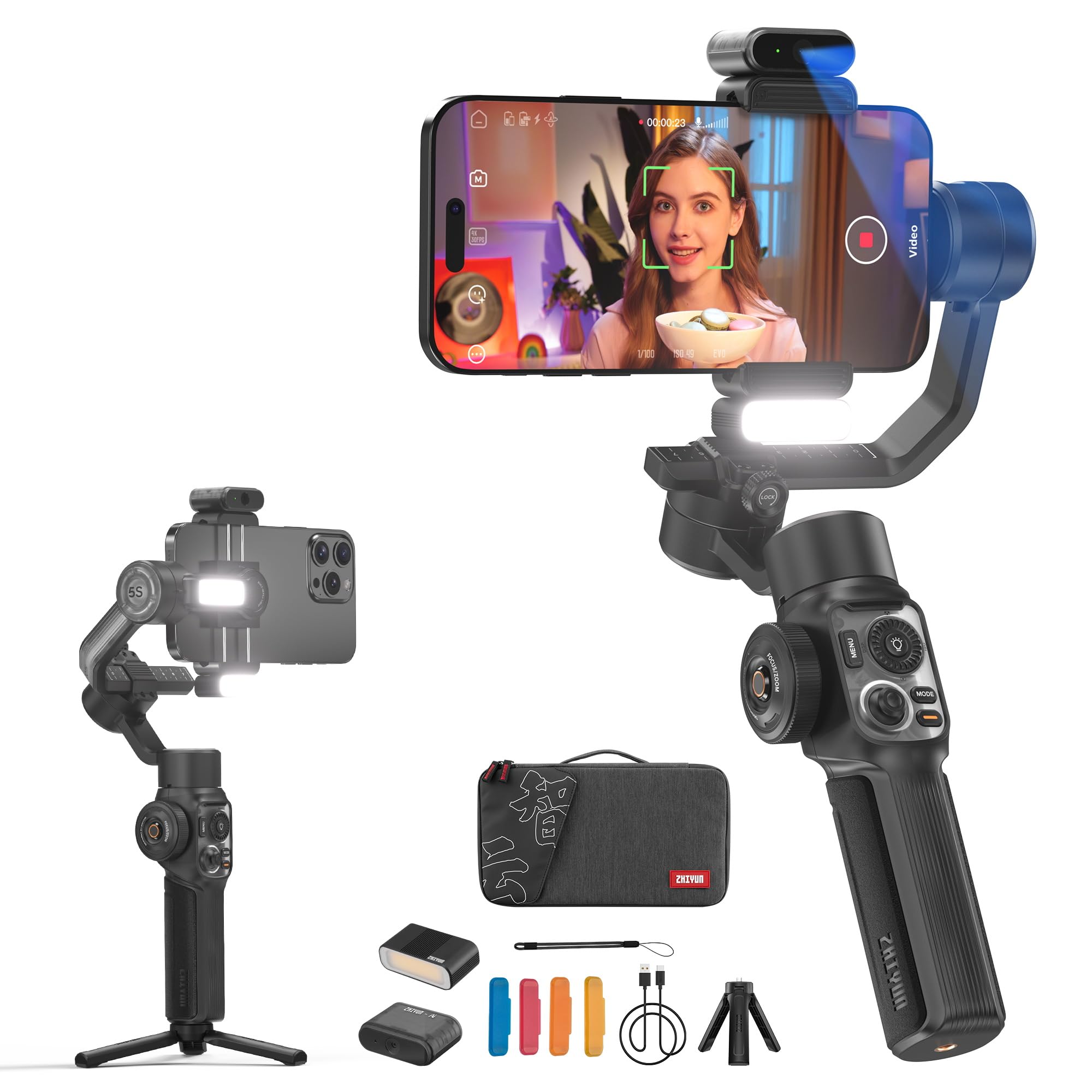 Amazon.com: ZHIYUN Smooth 5S AI Pro Gimbal Stabilizer for