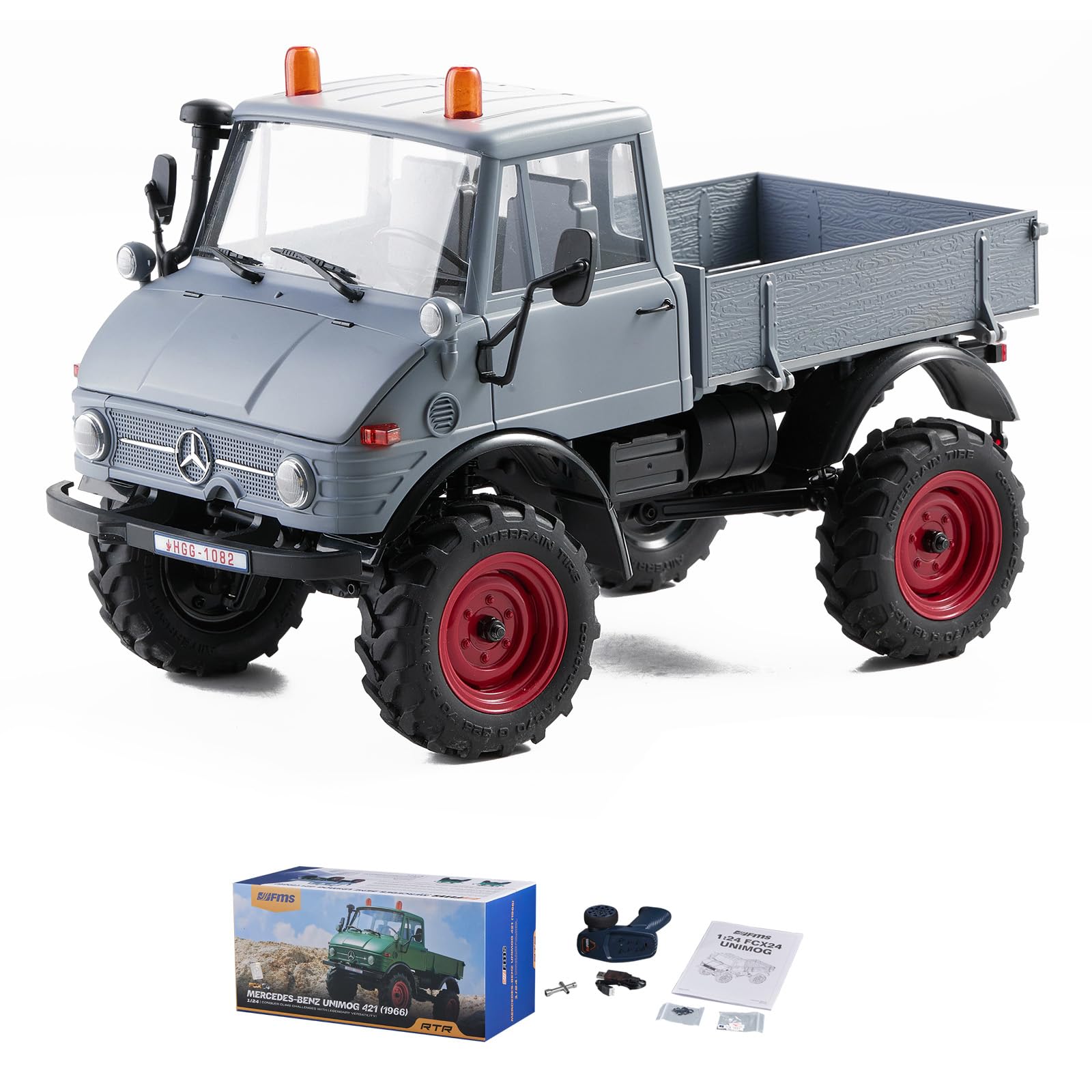 Amazon.co.jp: FMS 1/24スケール ラジコン ウニモグ RTR 公式