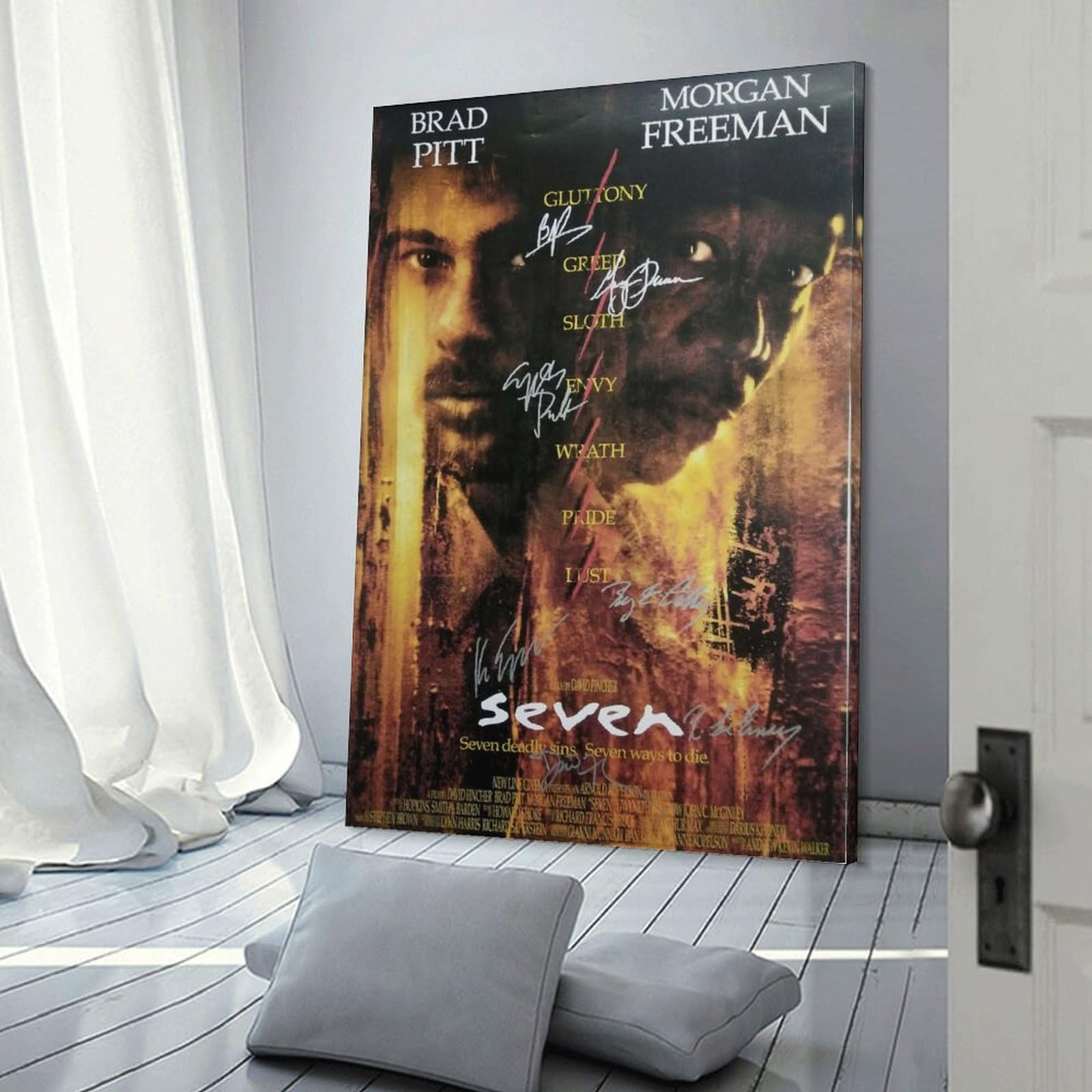 Amazon.co.jp: Seven映画セブン映画ポスターモーガンフリーマン
