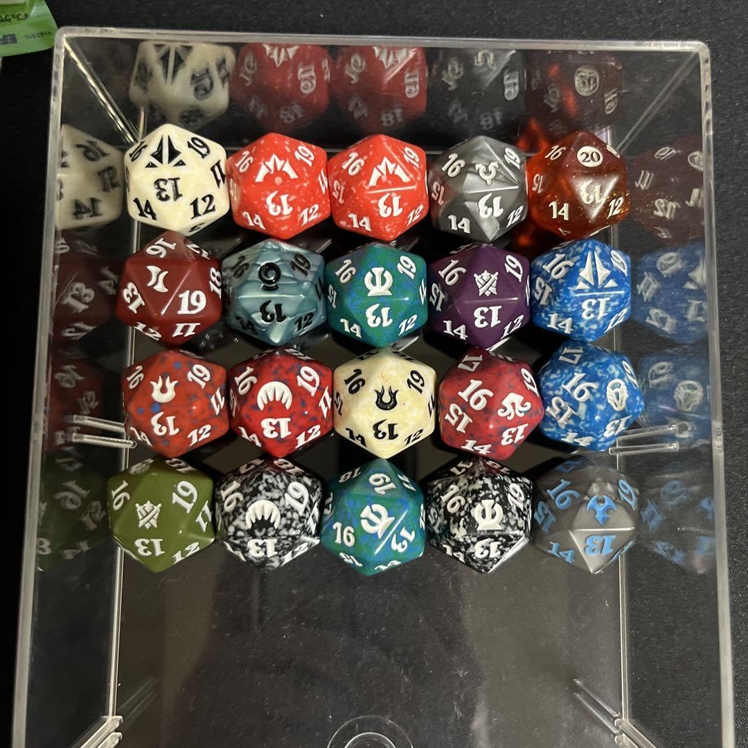 Amazon.co.jp: MTG 20面ダイス ライフカウンター 20個セット : おもちゃ