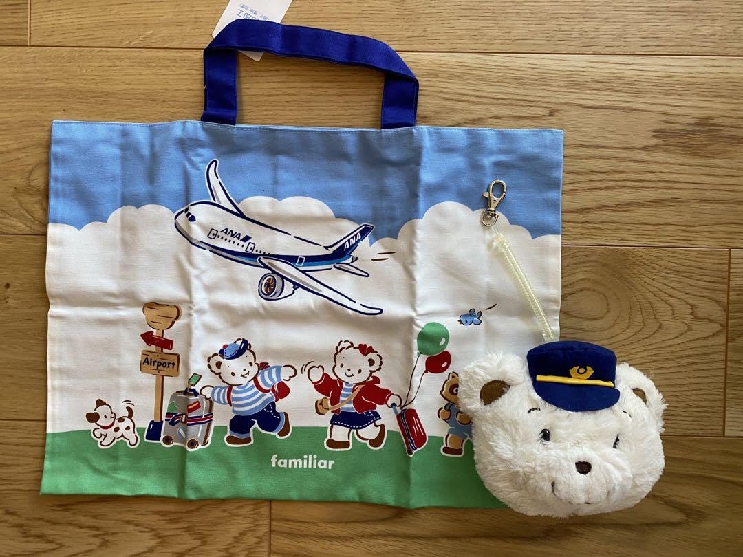 Amazon.co.jp: ANA機内販売 ファミリア コラボ レッスンバッグ&IC