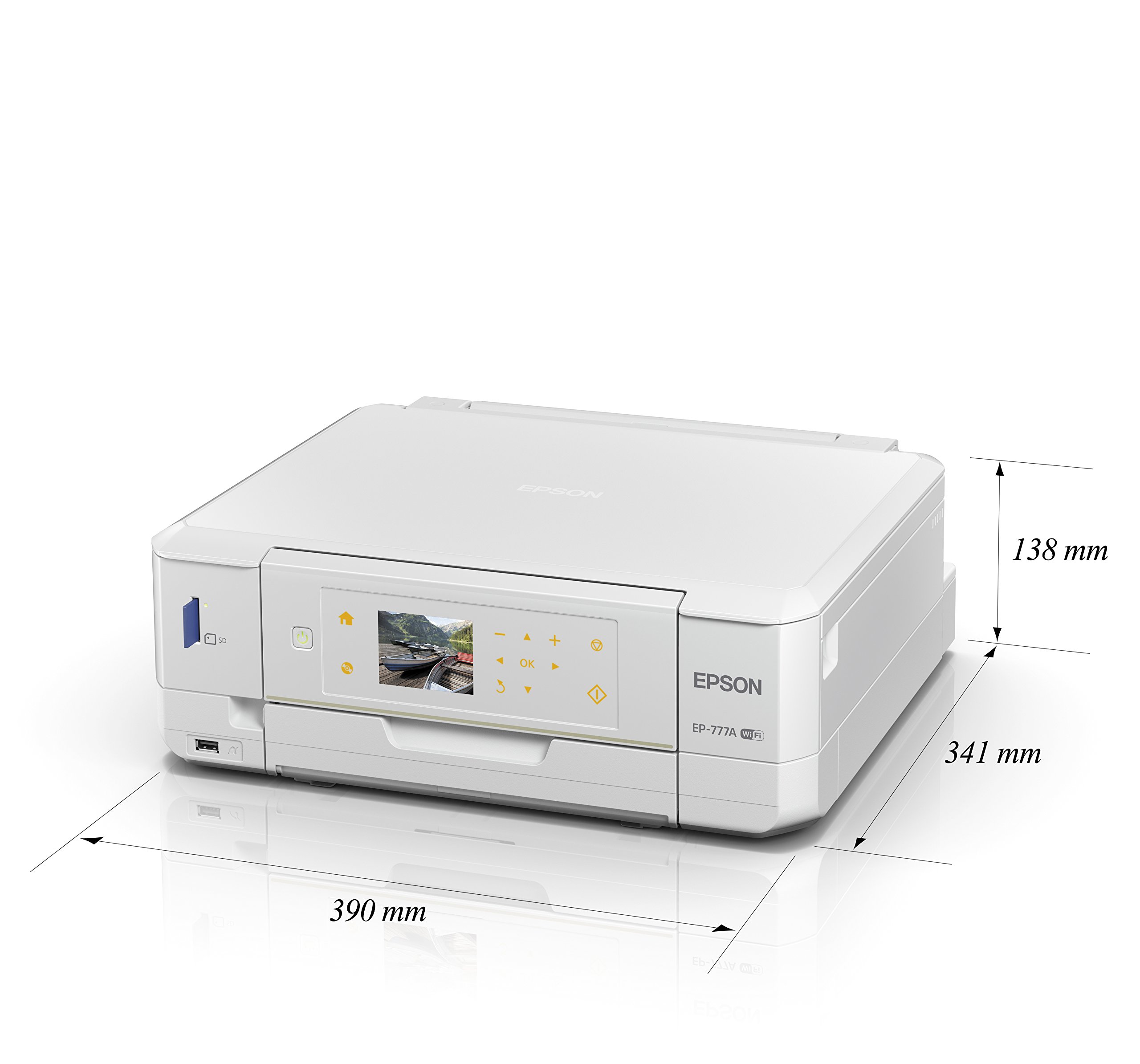 Amazon.co.jp: EPSON インクジェット複合機 Colorio EP-777A 無線