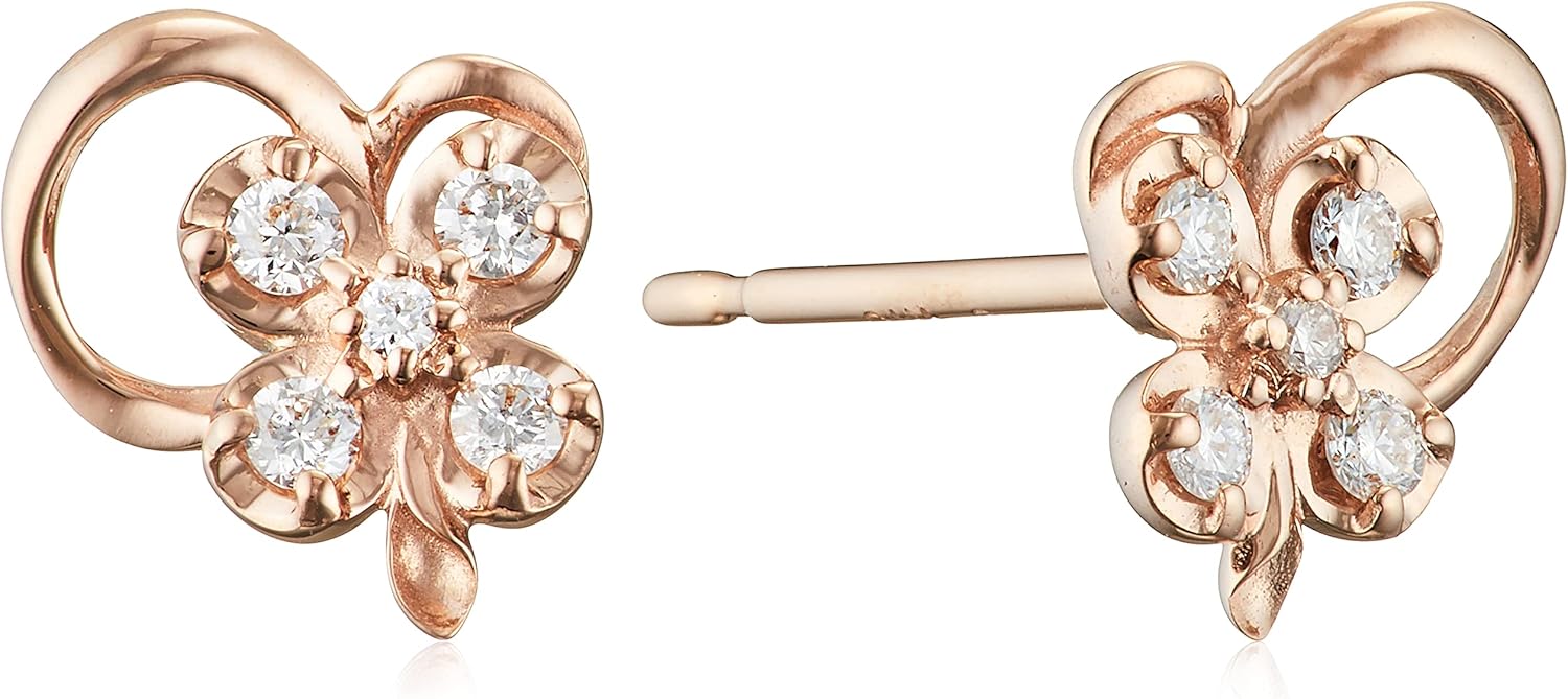 Amazon | 【公式】[ヴァンドーム青山]ピアス K18ピンクゴールド