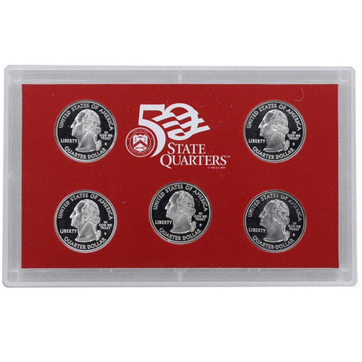 2000 S U.S. Mint Silver Proof Set - 10 Coins - OGP Superb Gem