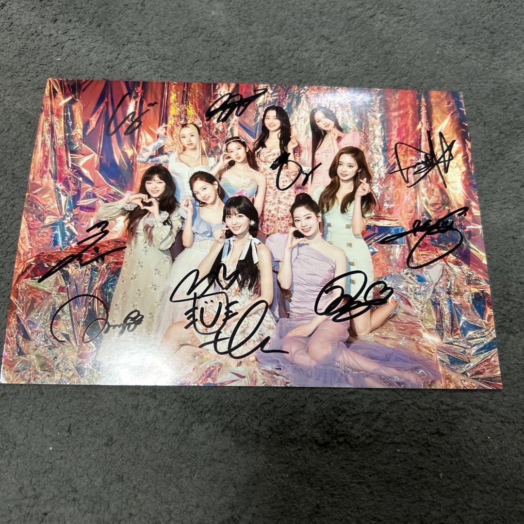 TWICE ENEMY サイン 全員 全サ サイン会 TWICE ENEMY サイン 全員 全サ