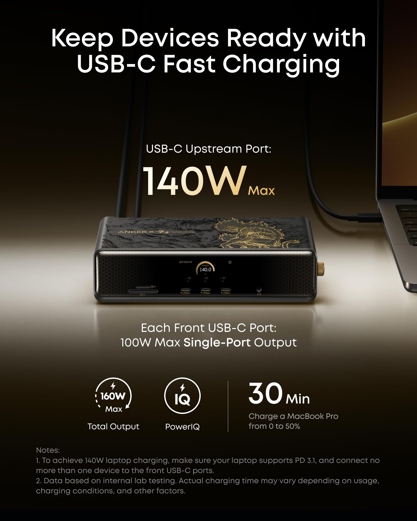 Amazon.com: Anker Prime Docking Station (DL7400) Black Myth