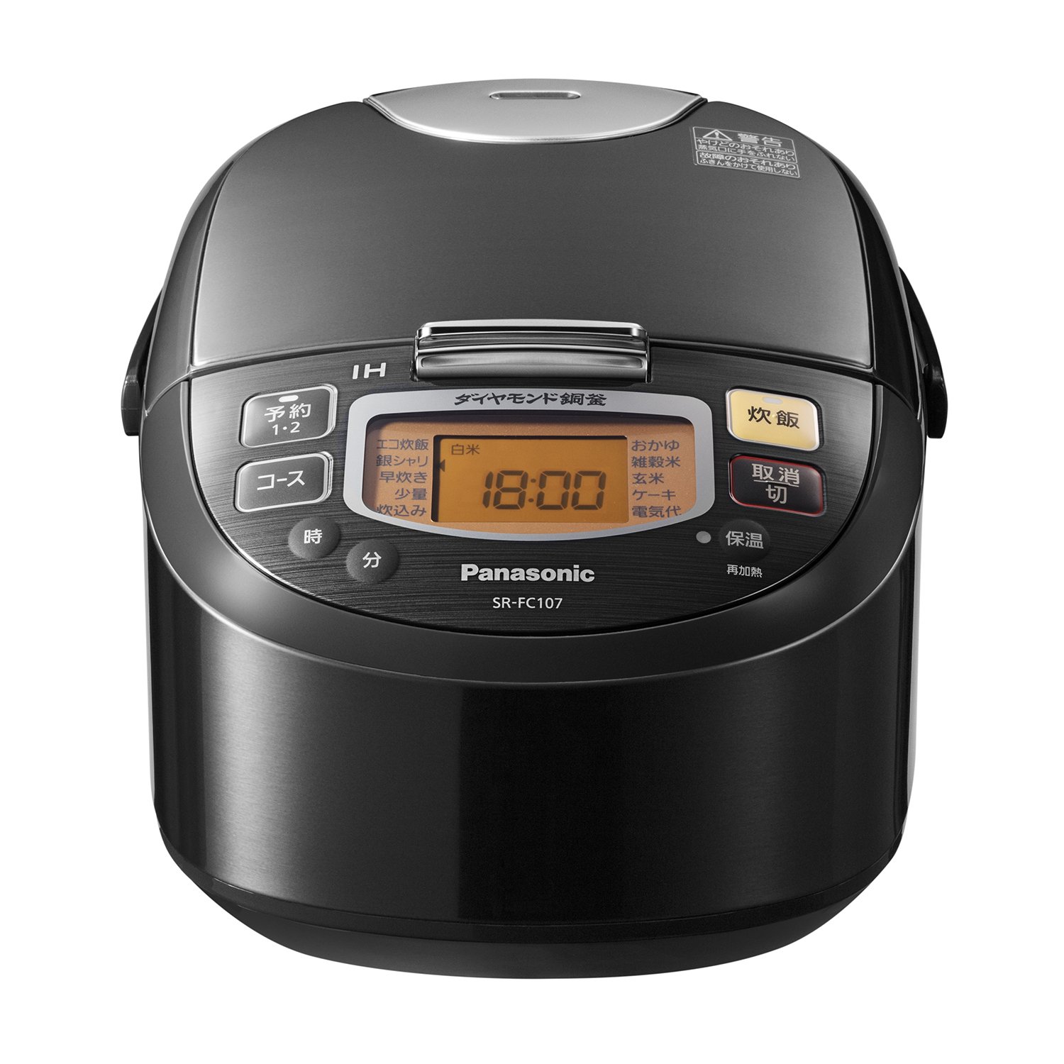 Amazon | パナソニック 5.5合 炊飯器 IH式 ステンレスブラック SR