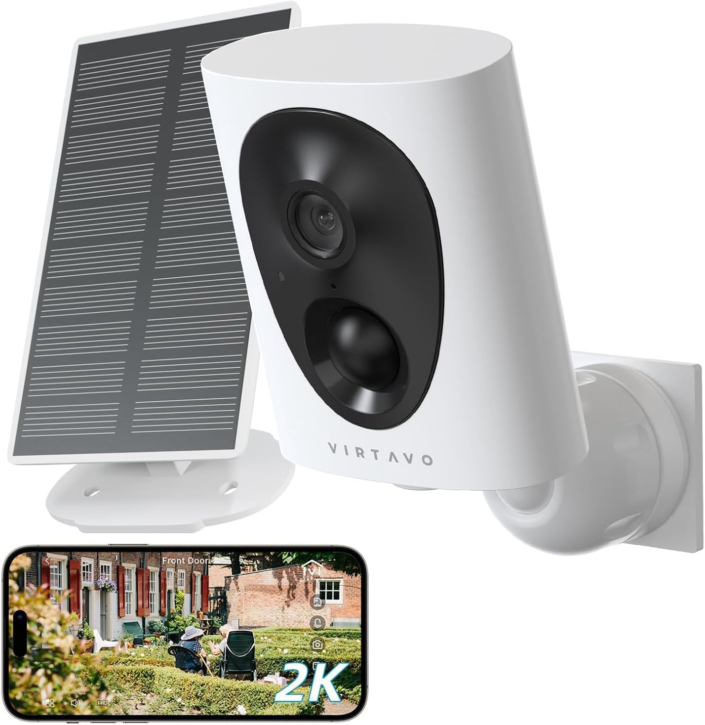 Amazon.co.jp: virtavo 防犯カメラ 屋外 ワイヤレス 充電式 カラフル