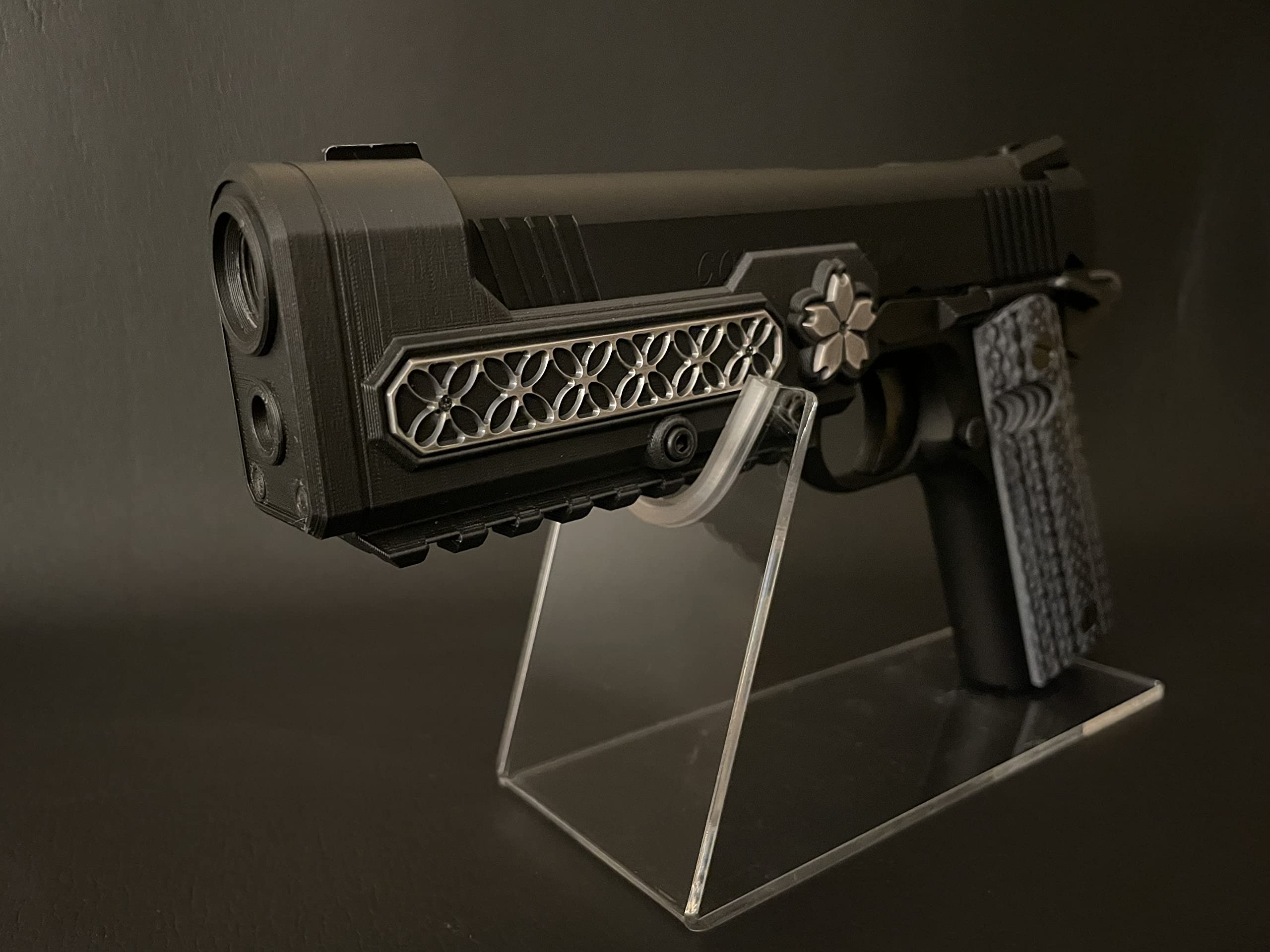 Amazon.co.jp: 燻銀七宝櫻スタビライザー 東京マルイM45A1用七宝櫻