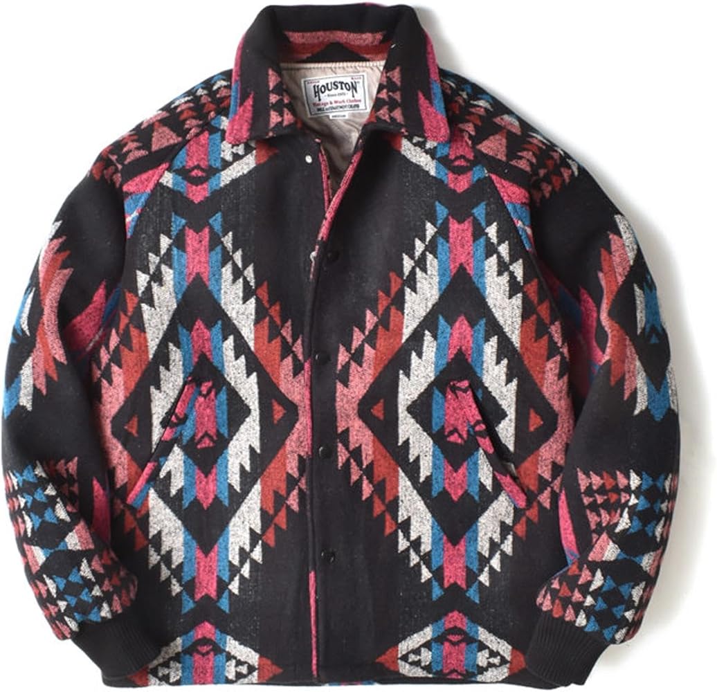 Amazon | [ヒューストン] メルトンジャケット メンズ アウター （ 幾何