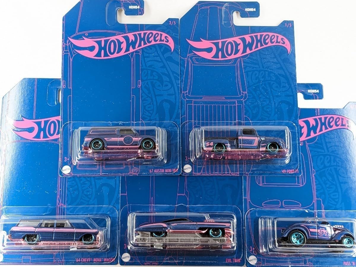Amazon.co.jp: US版 ホットウィール ブルー ピンク パール&クローム 54