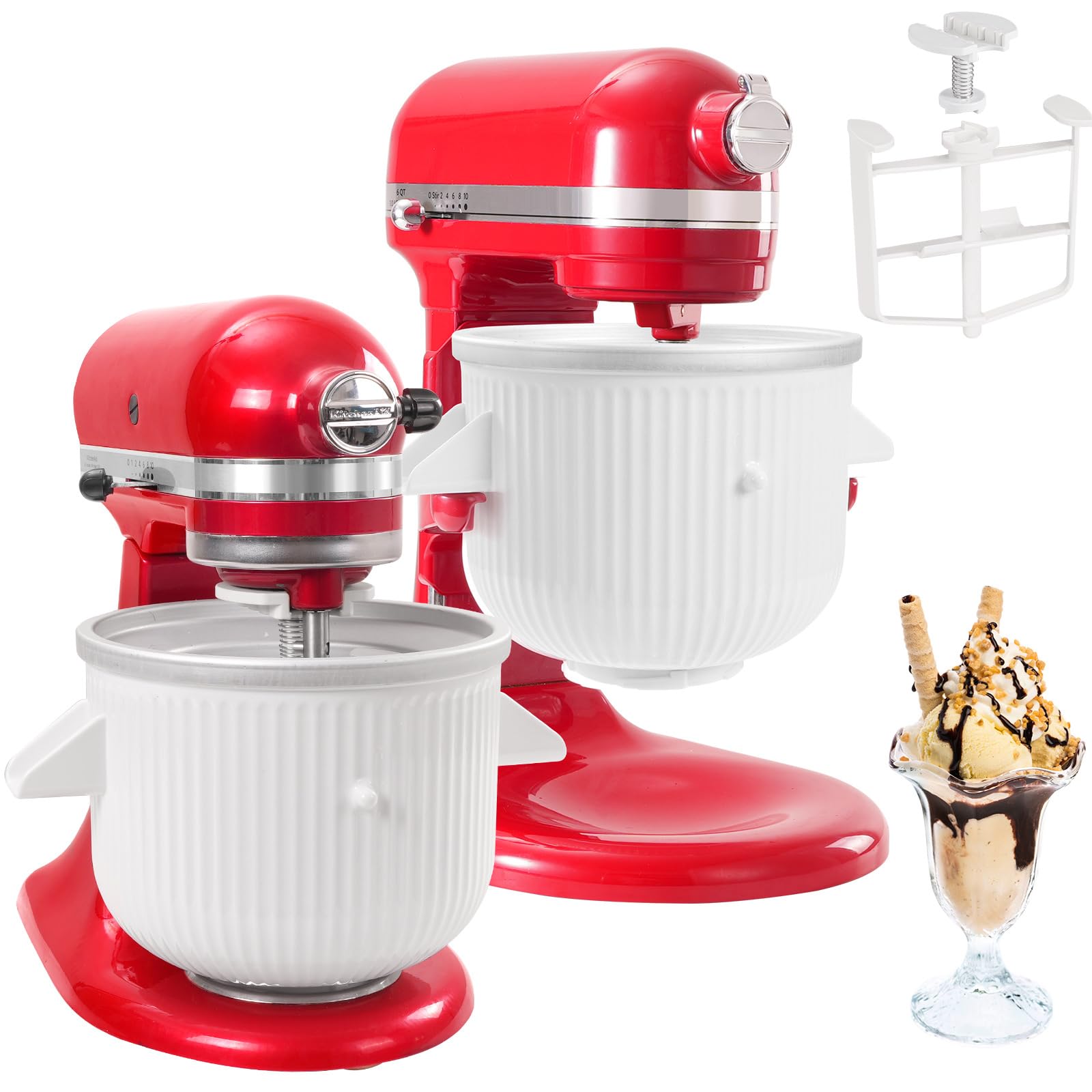Amazon.com: Ice Cream Maker Machines for Kitchenaid Stand Mixer