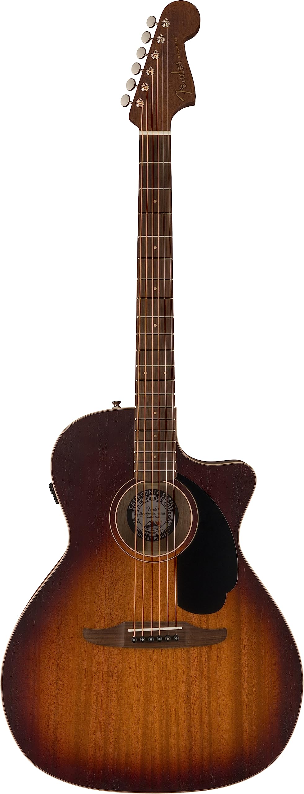 Amazon.com: Fender Newporter Special Acoustic Guitar, Honey Burst